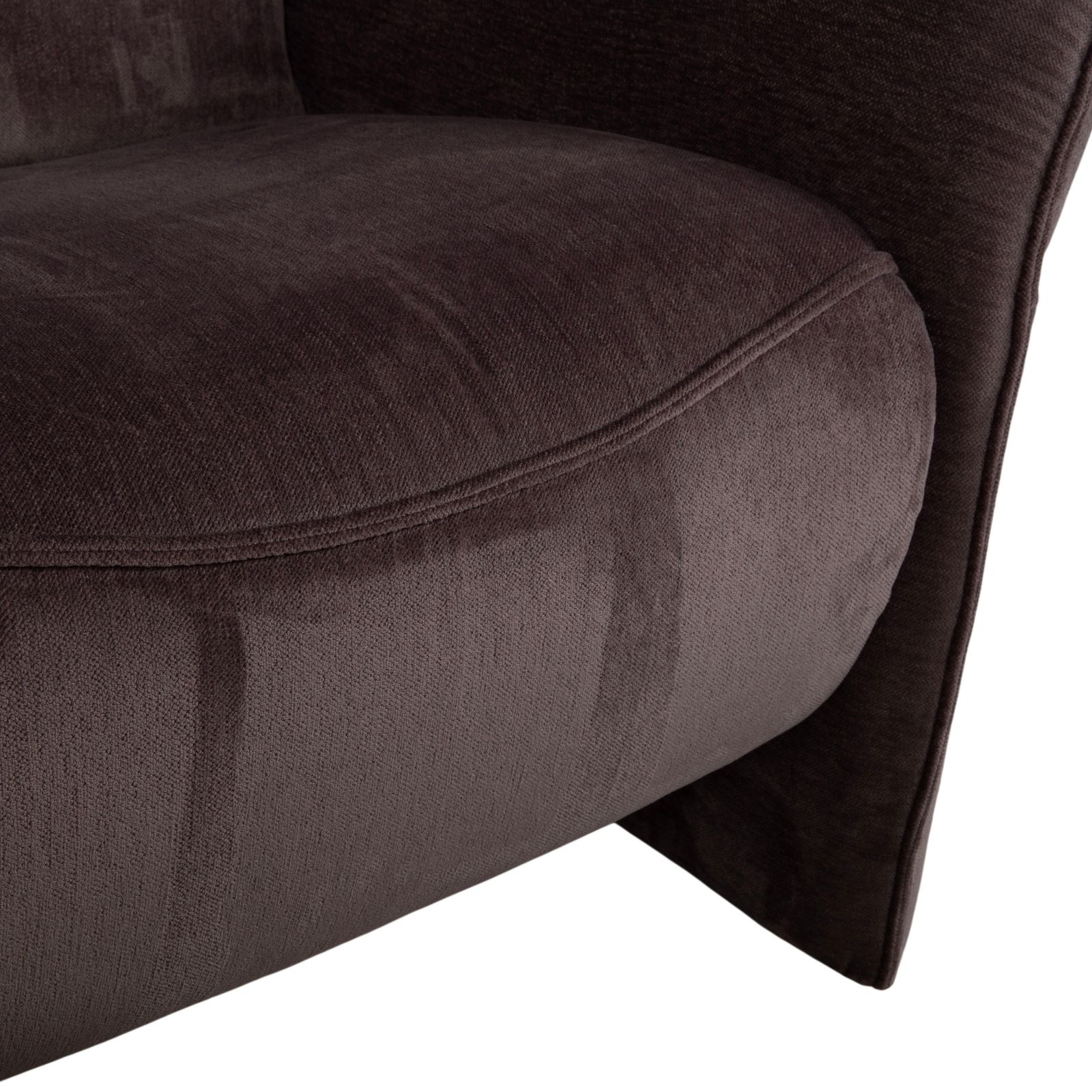 Canapé 2 places Mondo Varia 2057 en tissu gris taupe, à fonction manuelle photo buy