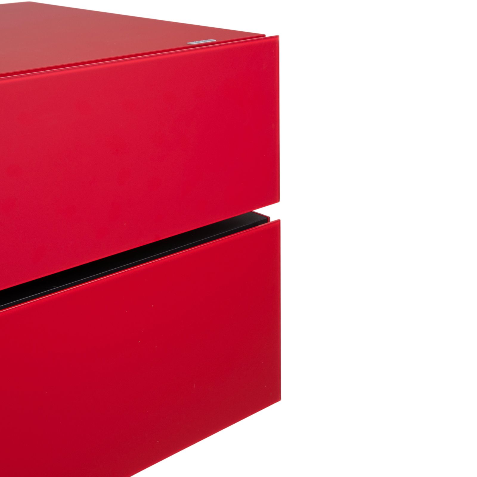 Buffet Spectral Brick BR1502 en bois et verre rouge, fonction manuelle photo vinterior
