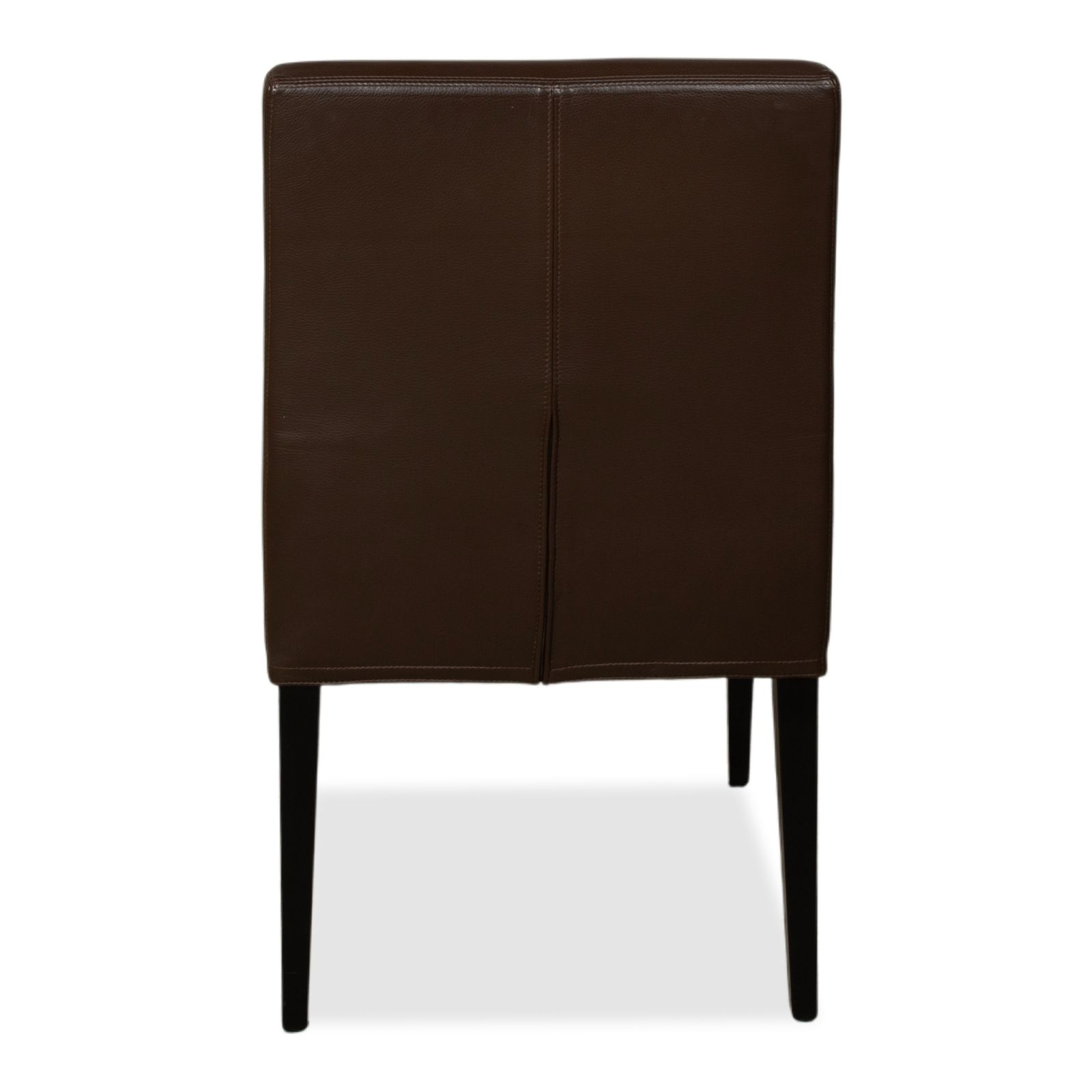 Furniture Set Of 6 Wittmann Berlin Leather Chairs, Brown/Dark Brown, For Dining Room photo