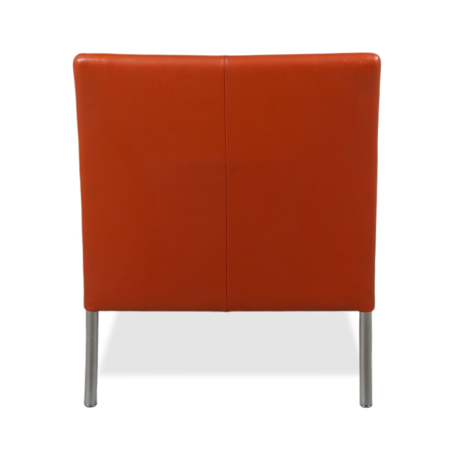 photo for sale Fauteuil Walter Knoll Jason en cuir rouge