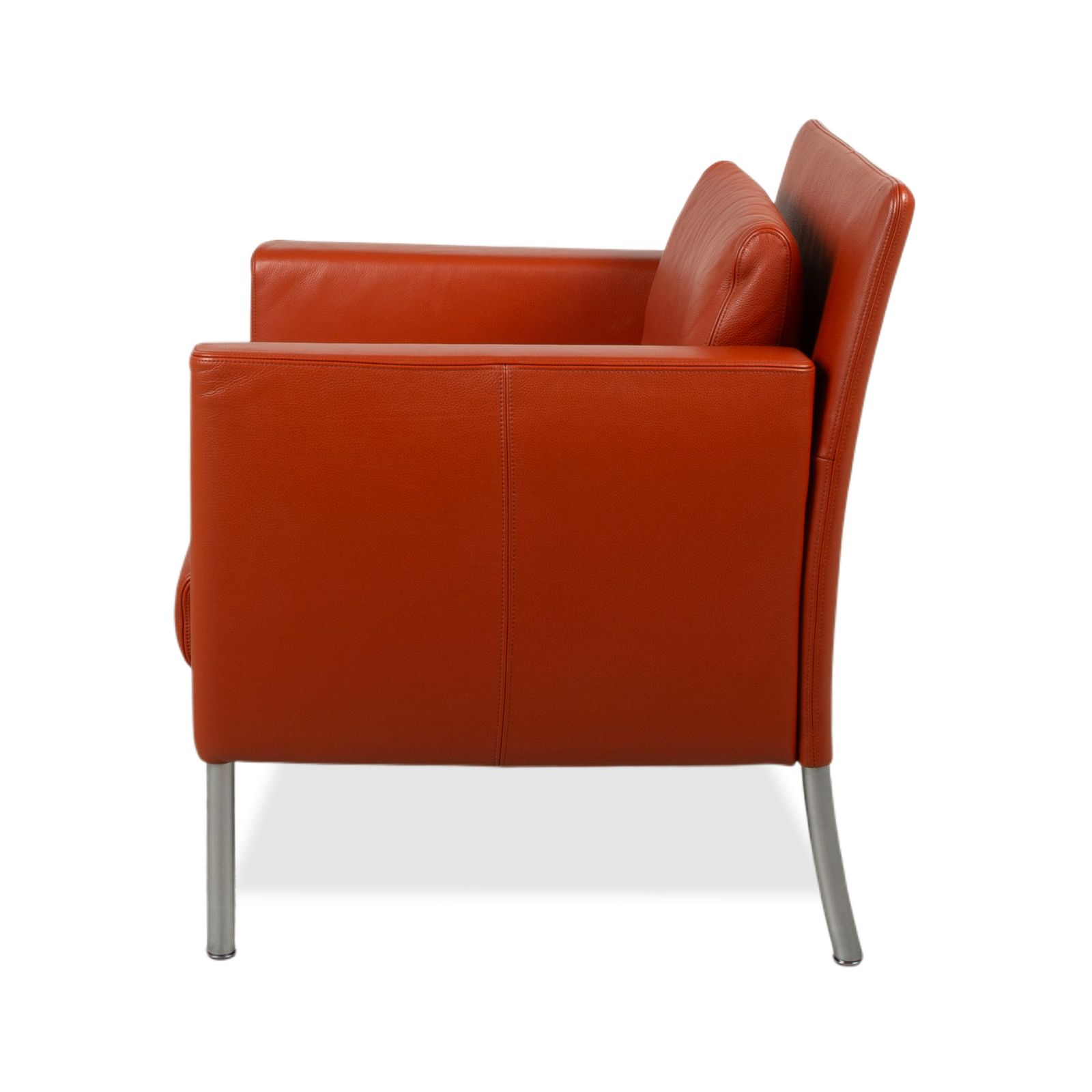 Mobilier Fauteuil Walter Knoll Jason en cuir rouge photo
