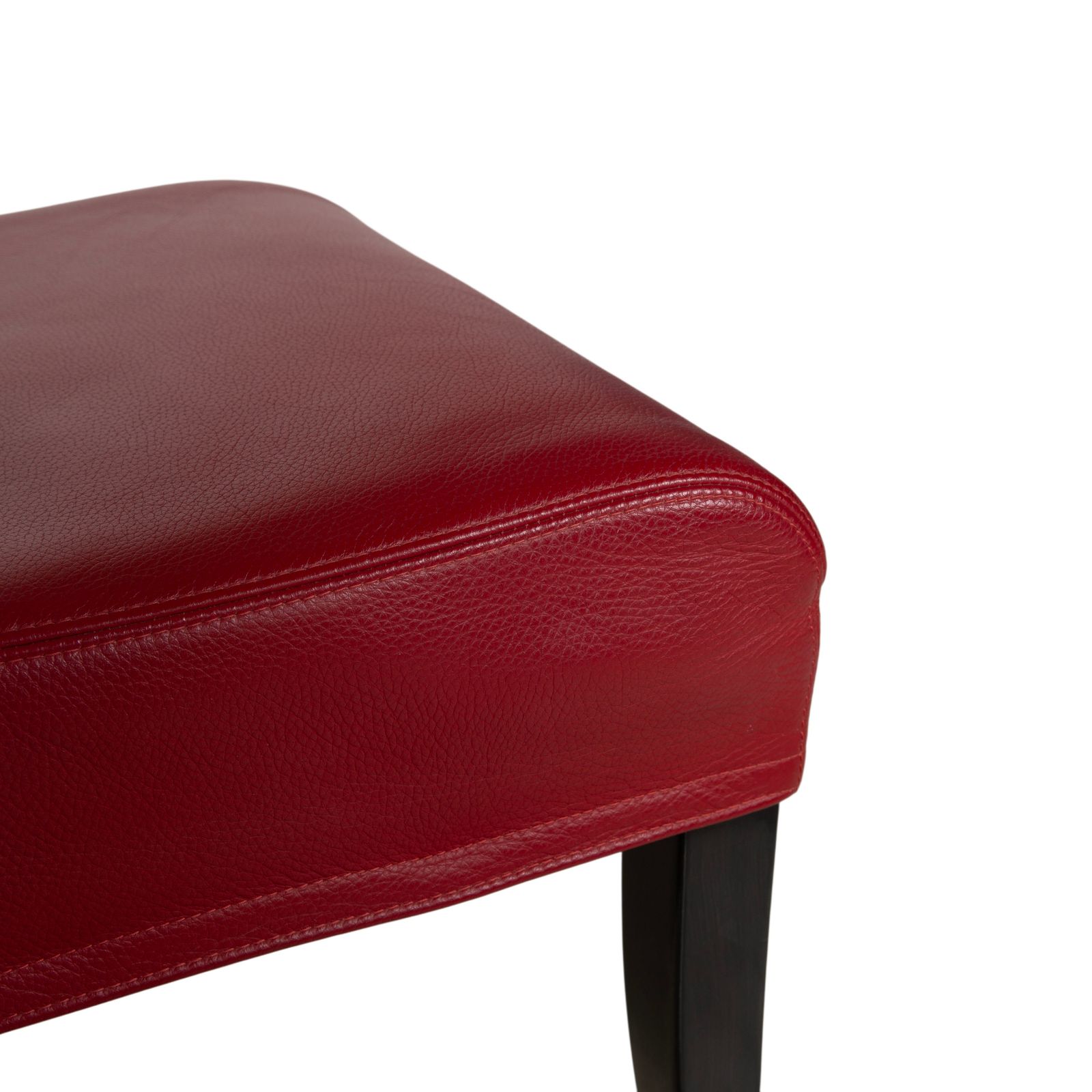 Lot de 6 chaises Wittmann Isis en cuir rouge, pour salle à manger photo 3241.0