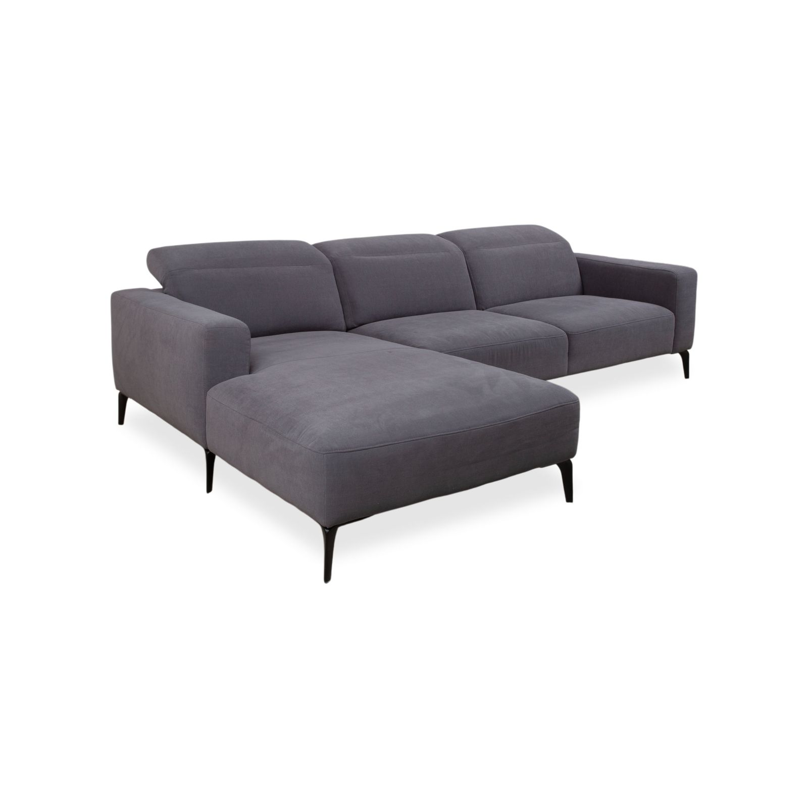 Canapé d'angle BoConcept Zurich en tissu, gris photo for sale