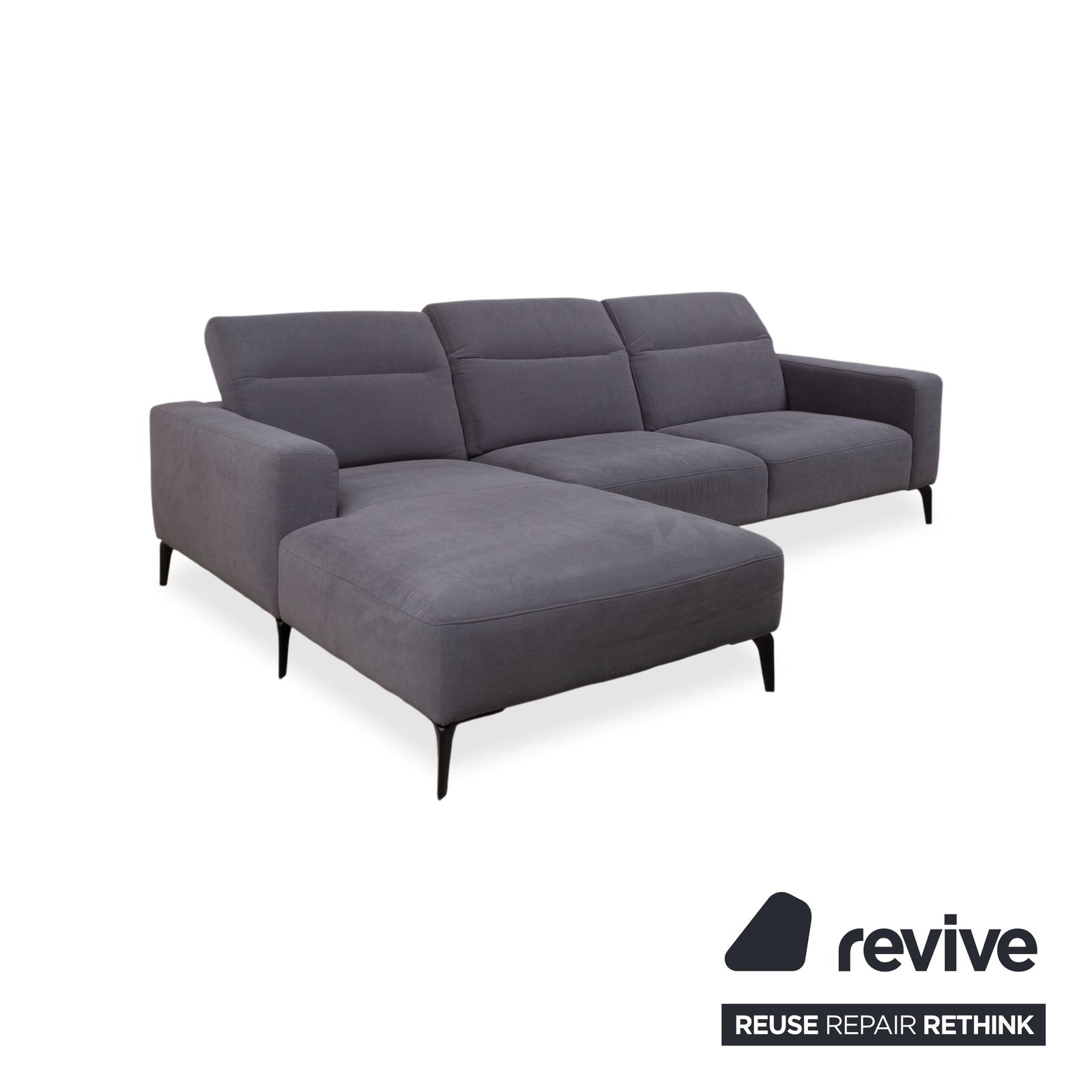 Canapé d'angle BoConcept Zurich en tissu, gris photo Mobilier