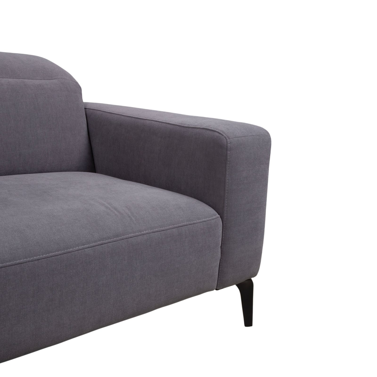 photo furniture Canapé d'angle BoConcept Zurich en tissu, gris