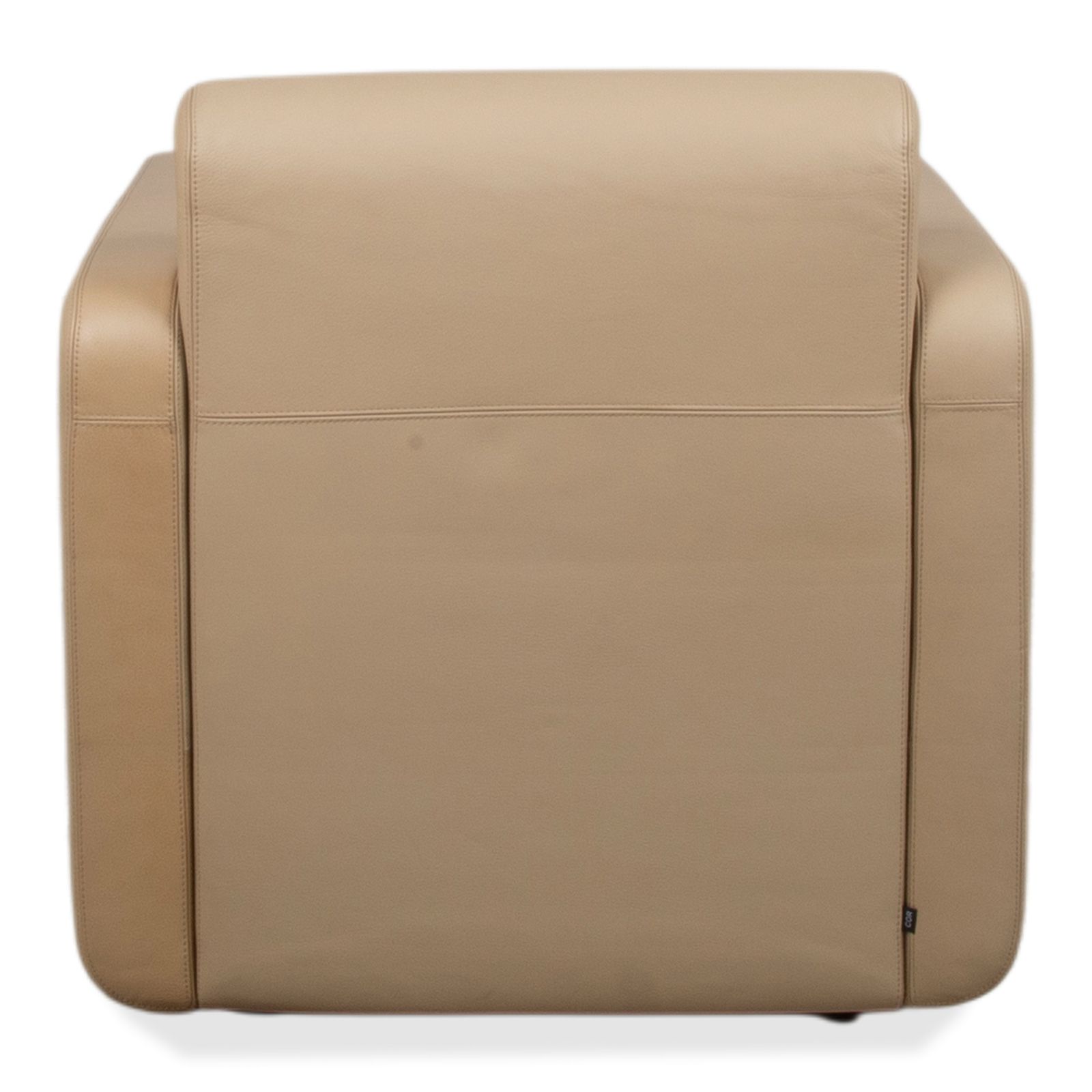 Mobilier Fauteuil Cor Quant en cuir beige sable photo