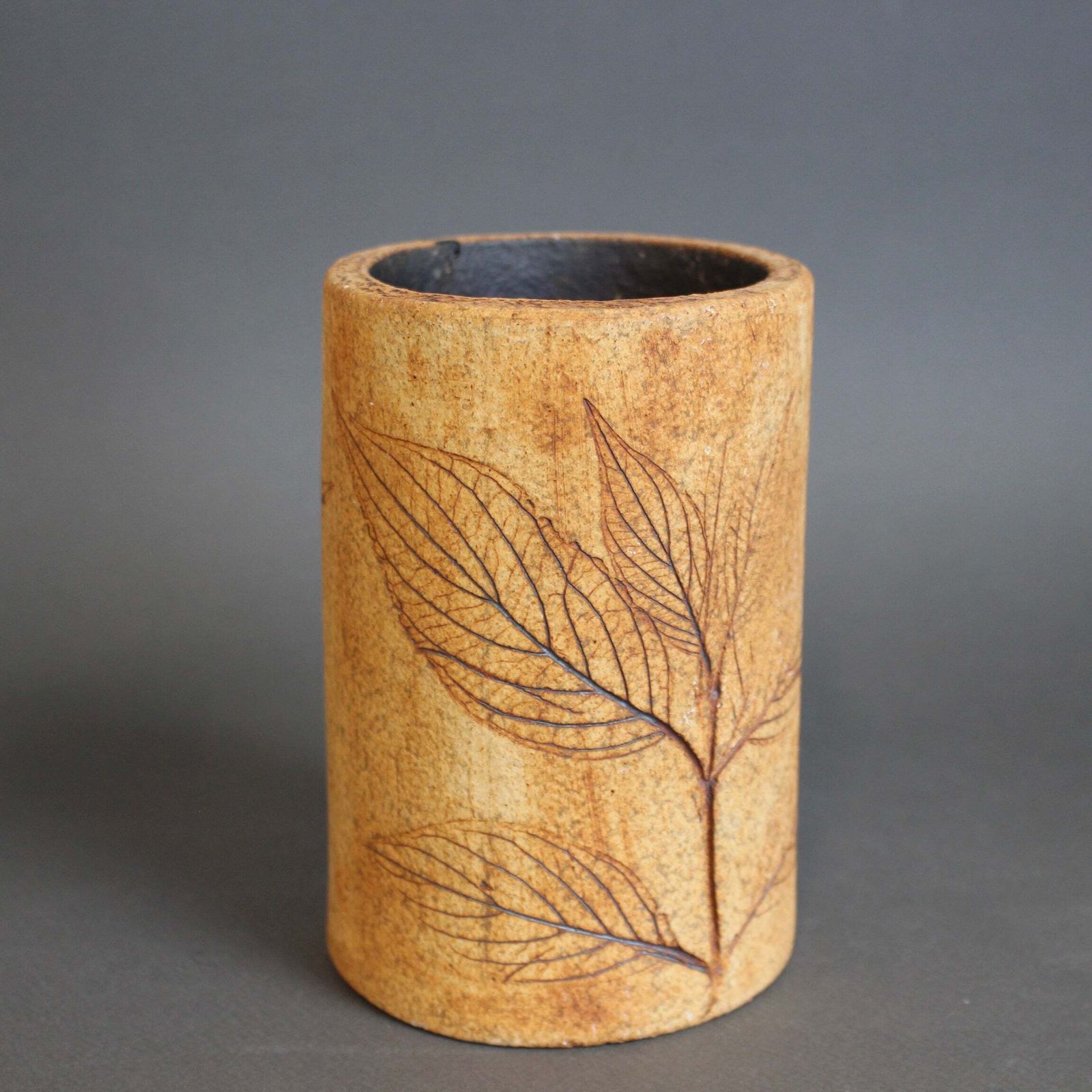 French Stoneware Vase By Ramonde Leduc (Circa 1960s 70s) photo for sale