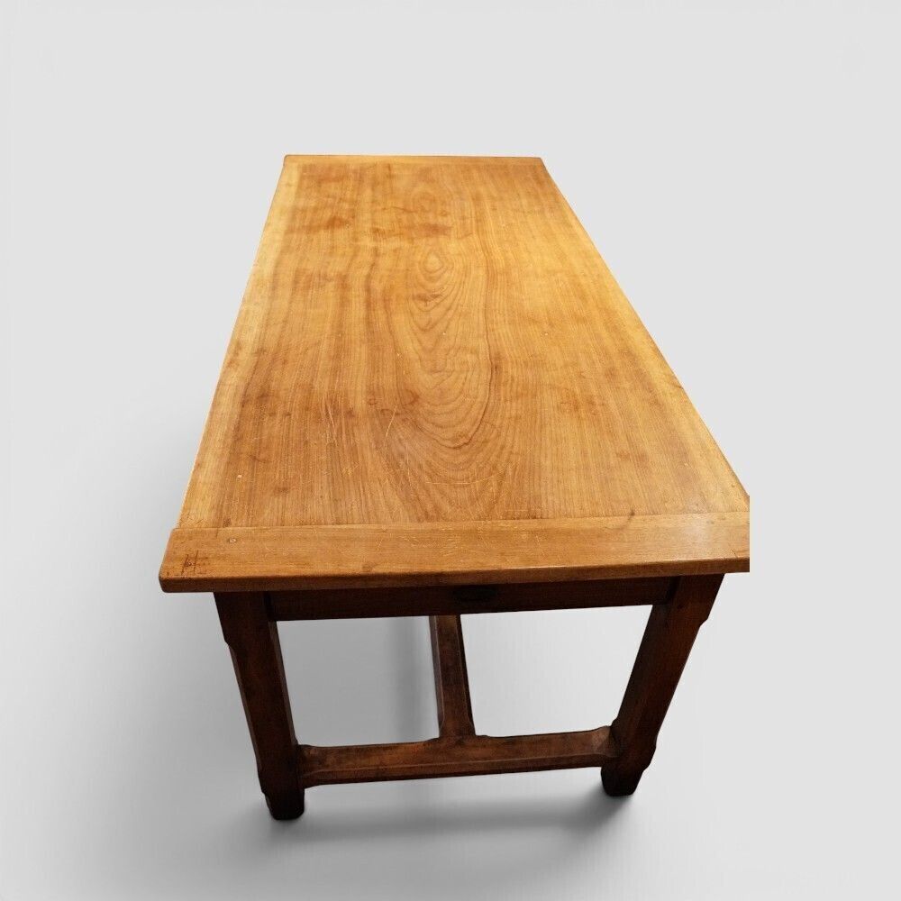 Antique Fruitwood Farmhouse Kitchen Table photo buy