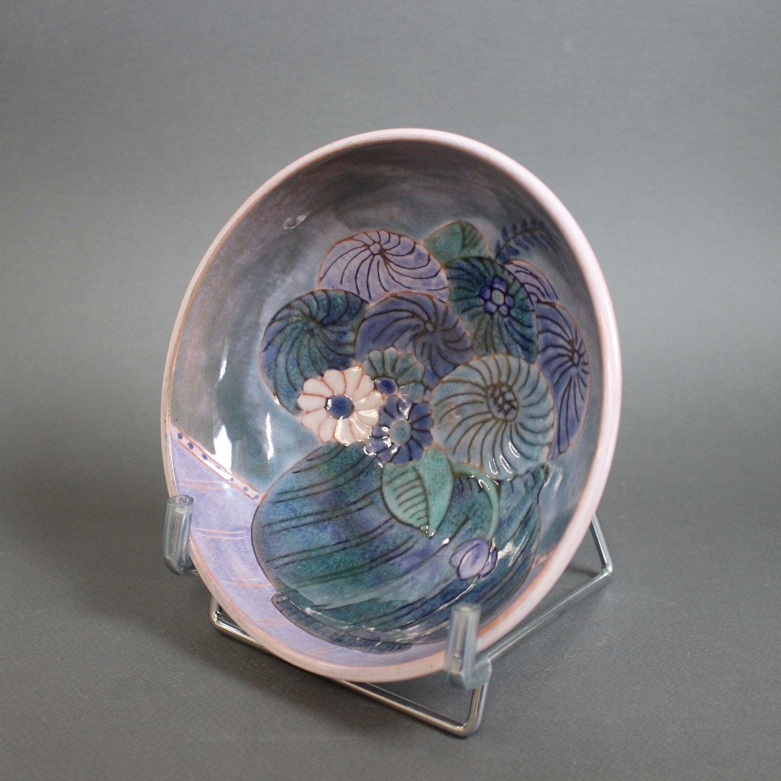 French Ceramic Decorative Bowl By The Cloutier Brothers (Circa 1970s) photo furniture