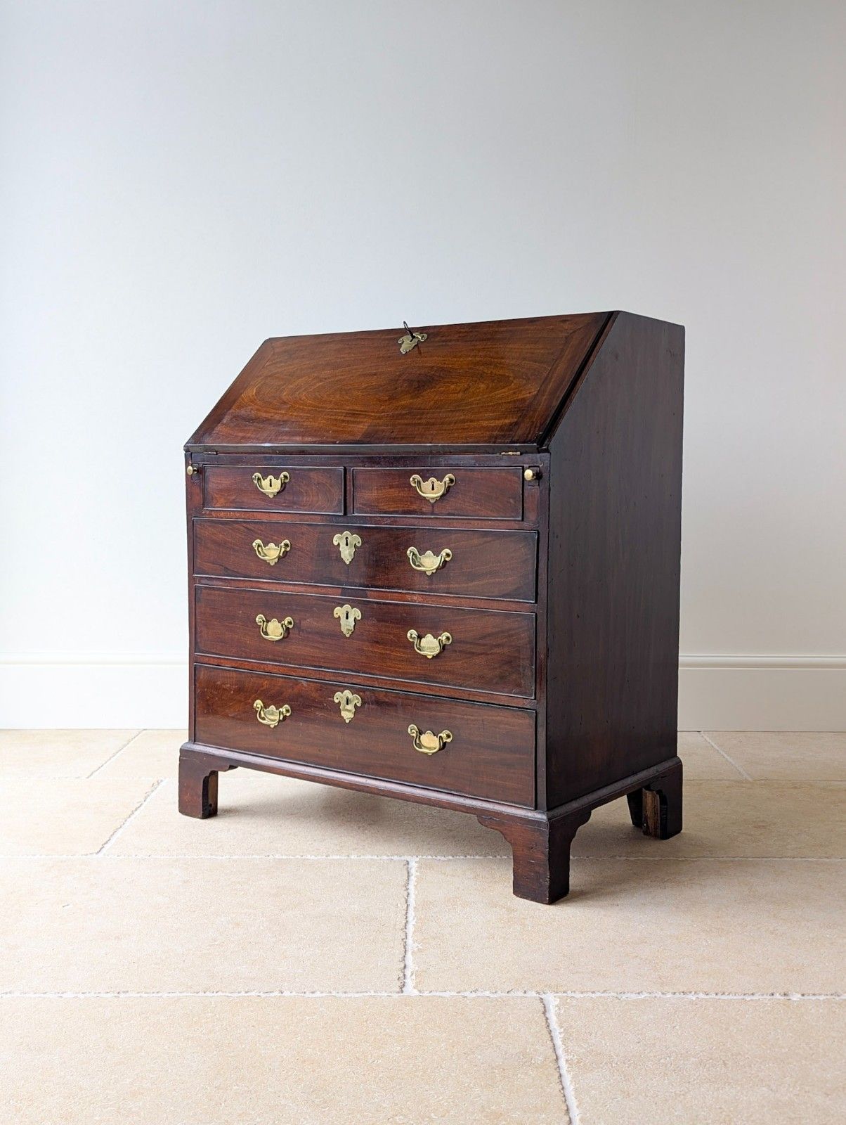 Antique George III Mahogany Bureau C.1770 photo buy
