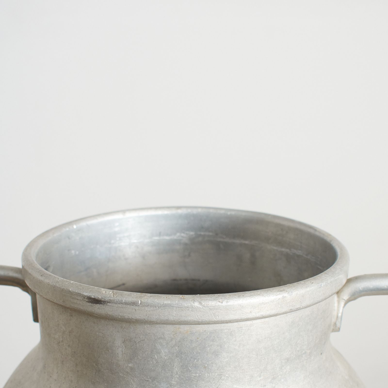 Antique French Aluminium Milk Churn  F photo 92.0