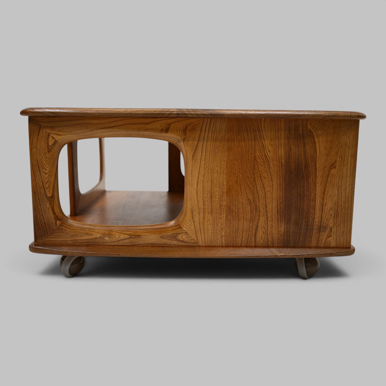 photo vintage Ercol Pandora Coffee Table 2 Drawers Natural Waxed Finish Free Uk Delivery*