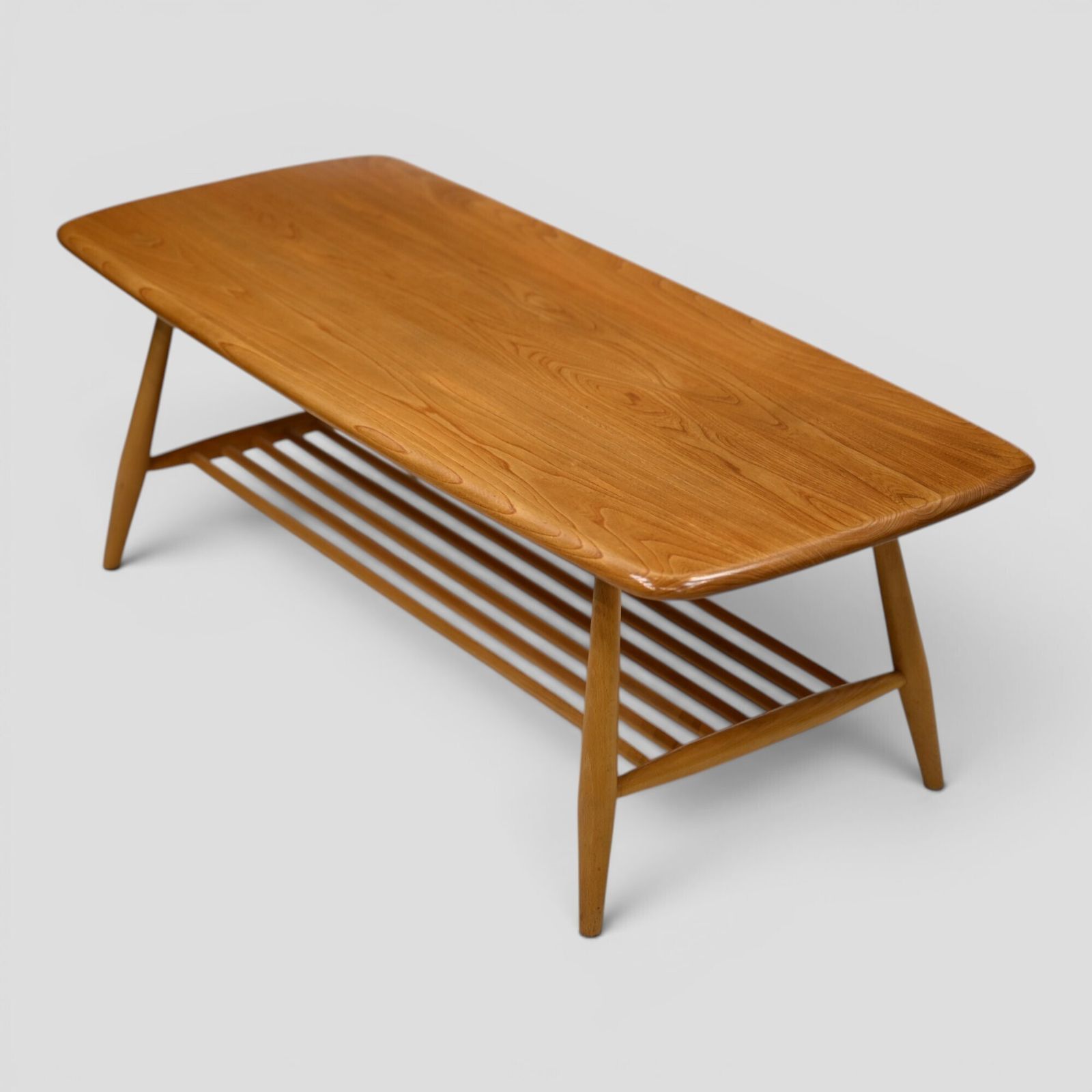 Ercol Occasional/Coffee Table With Magazine Slats #459 Light Free Delivery* photo furniture