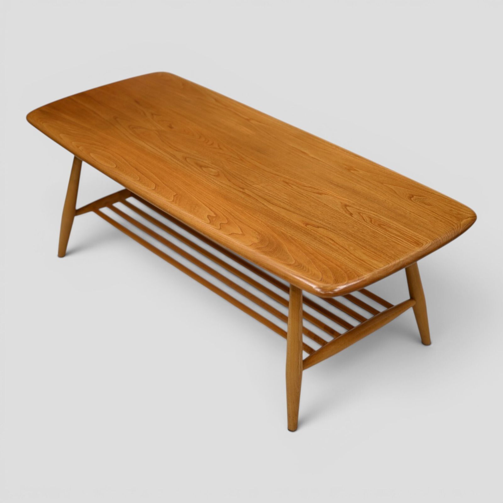 Ercol Occasional/Coffee Table With Magazine Slats #459 Light Free Delivery* photo vinterior
