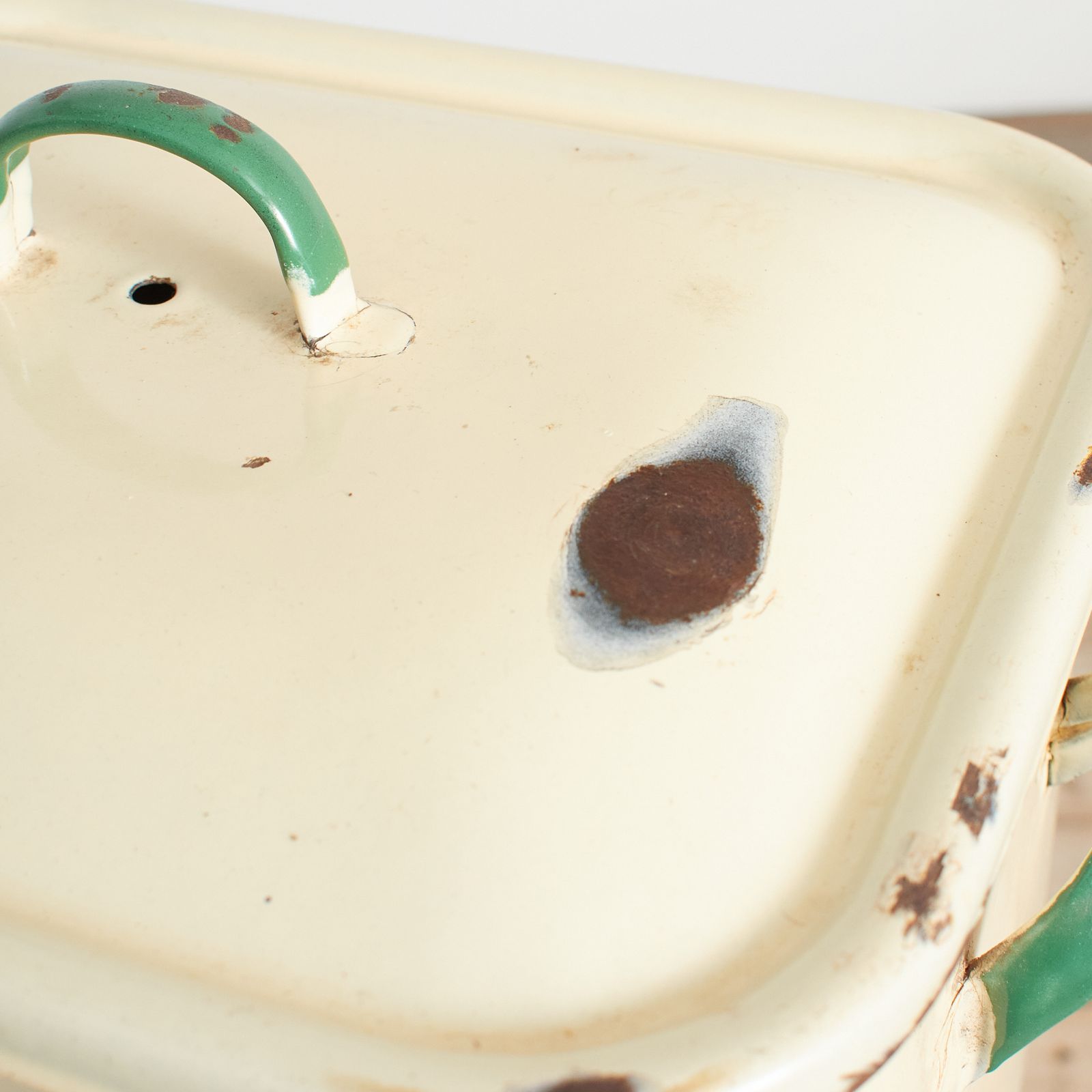Antique Enamel Bread Bin – G, 1930s photo buy