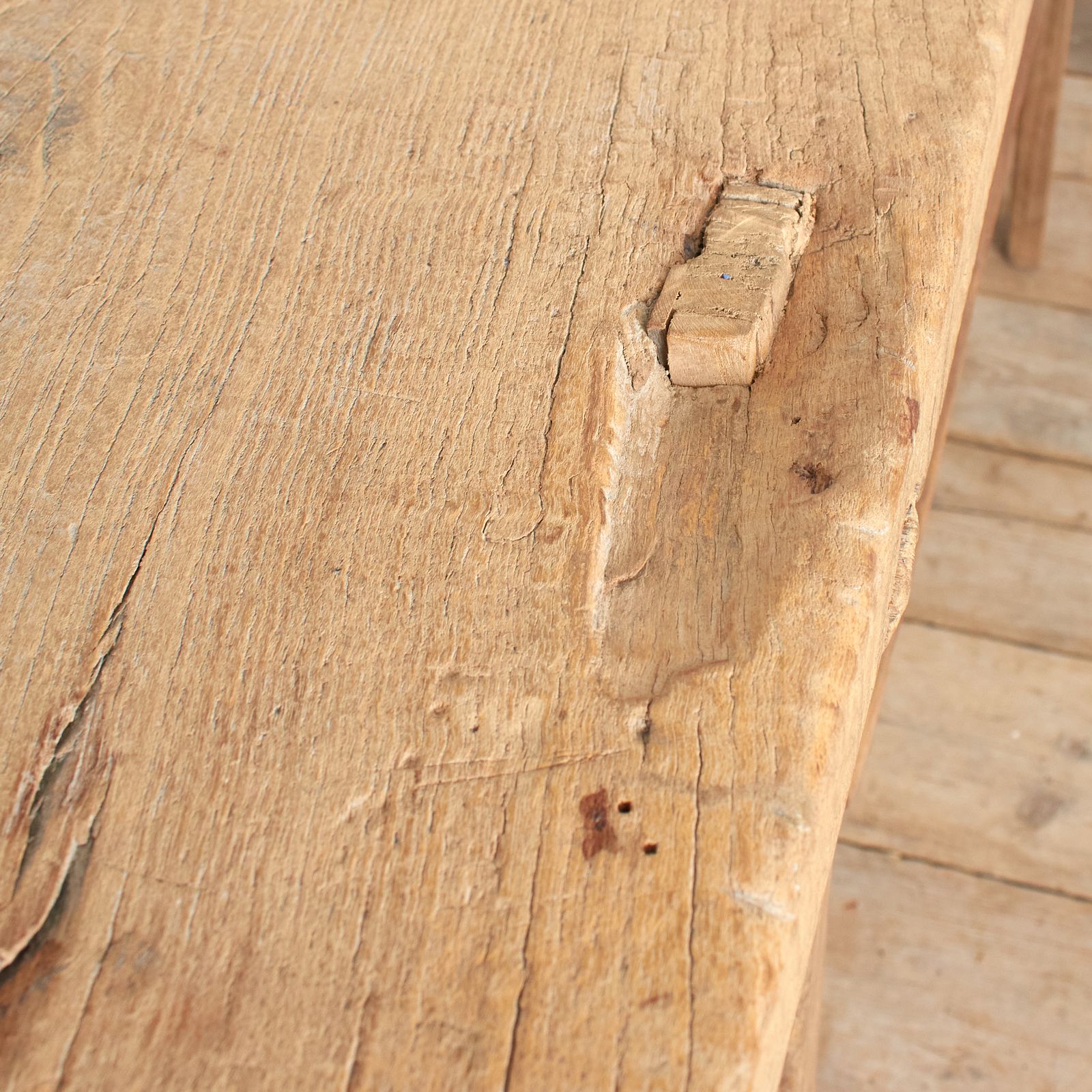 Antique Rustic Elm Console Table – Bd photo buy