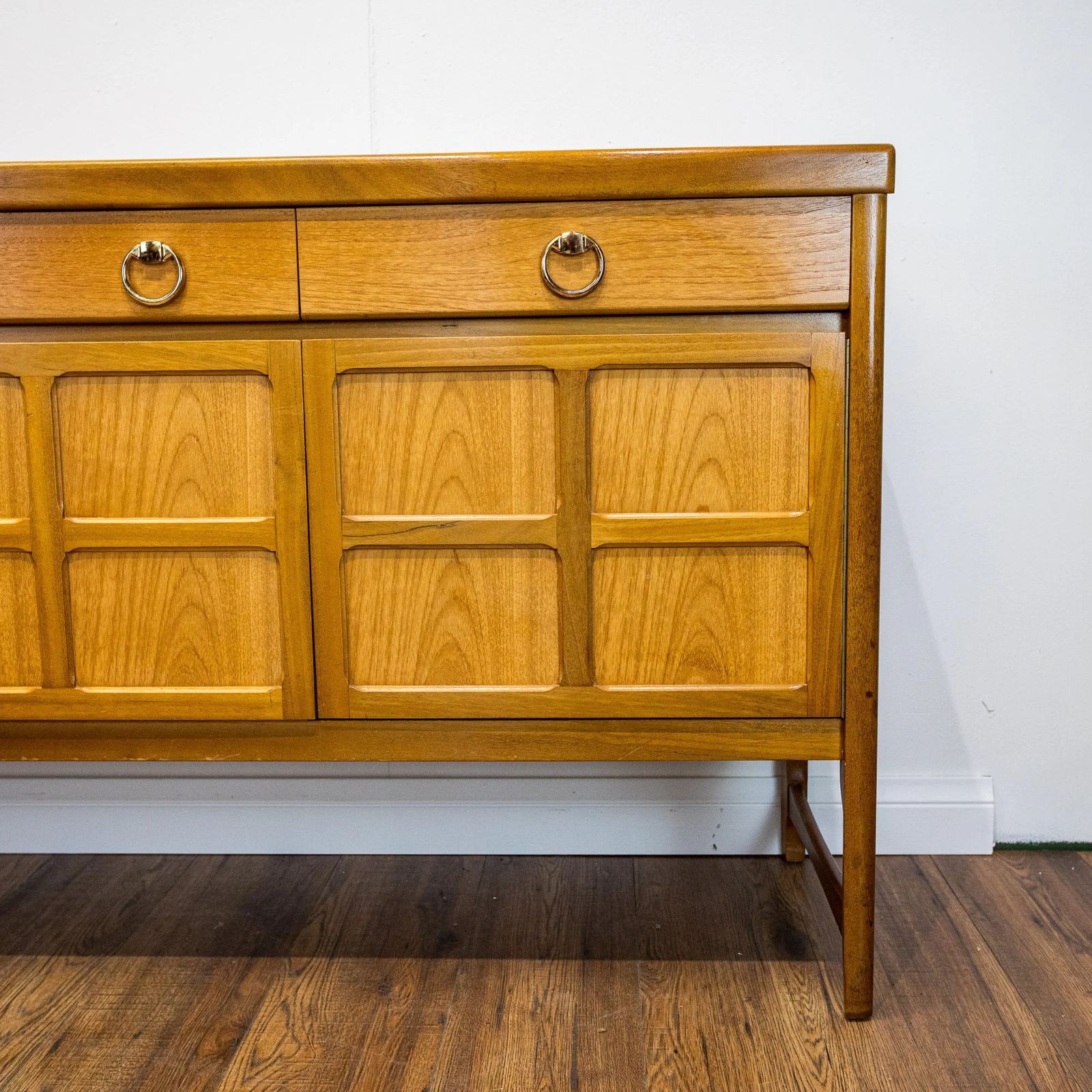 Nathan Squares Large Teak Sideboard photo vinterior