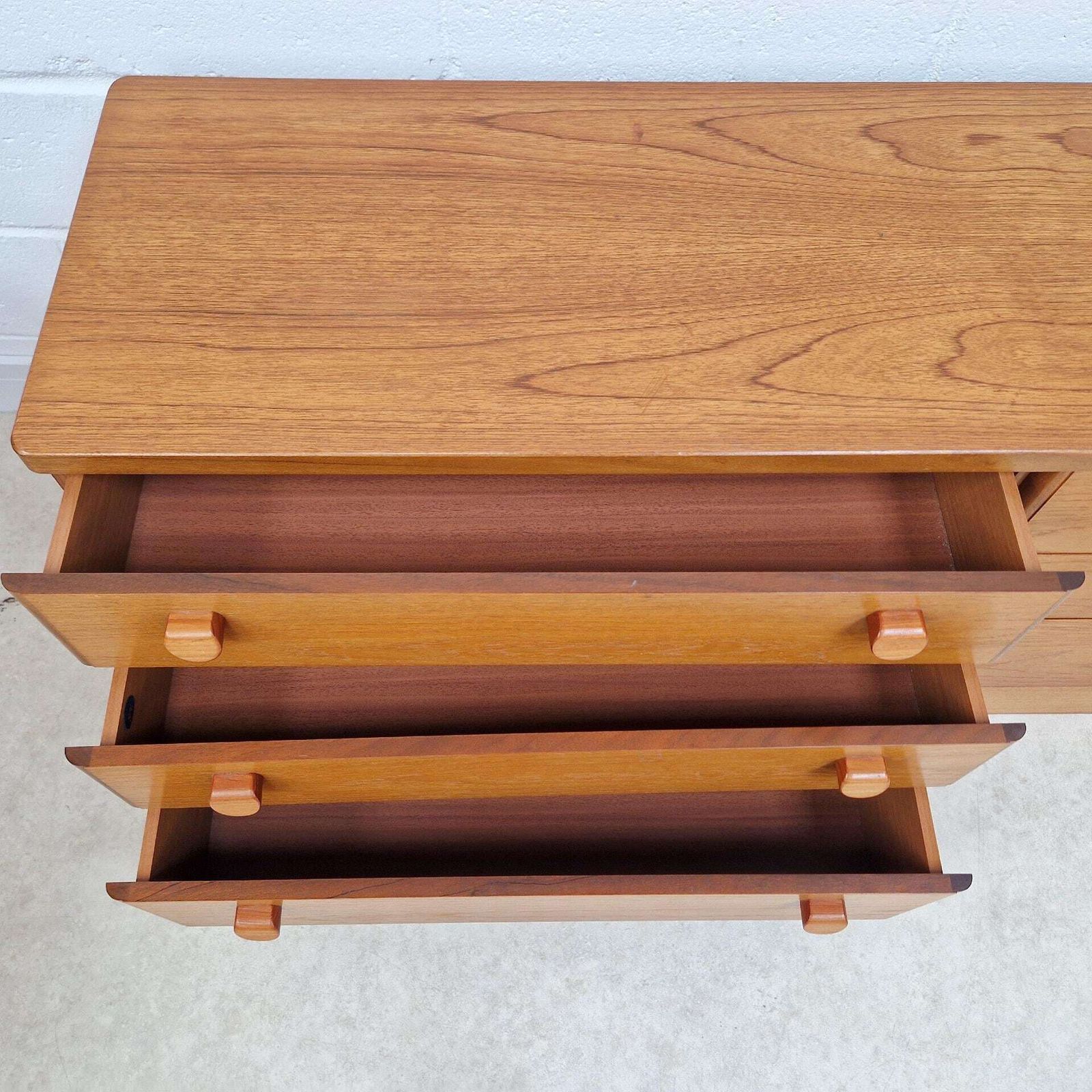 John & Sylvia Reid For Stag Vintage Mid Century Double Length Chest Of Drawers Pg198 photo buy