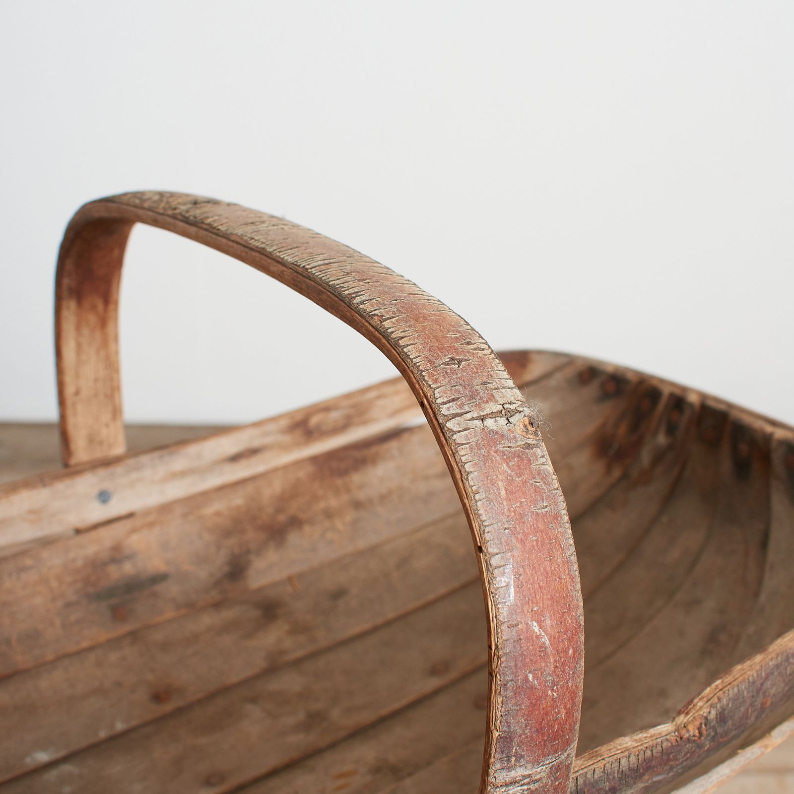 Antique Suffolk Wooden Garden Trug – A photo for sale