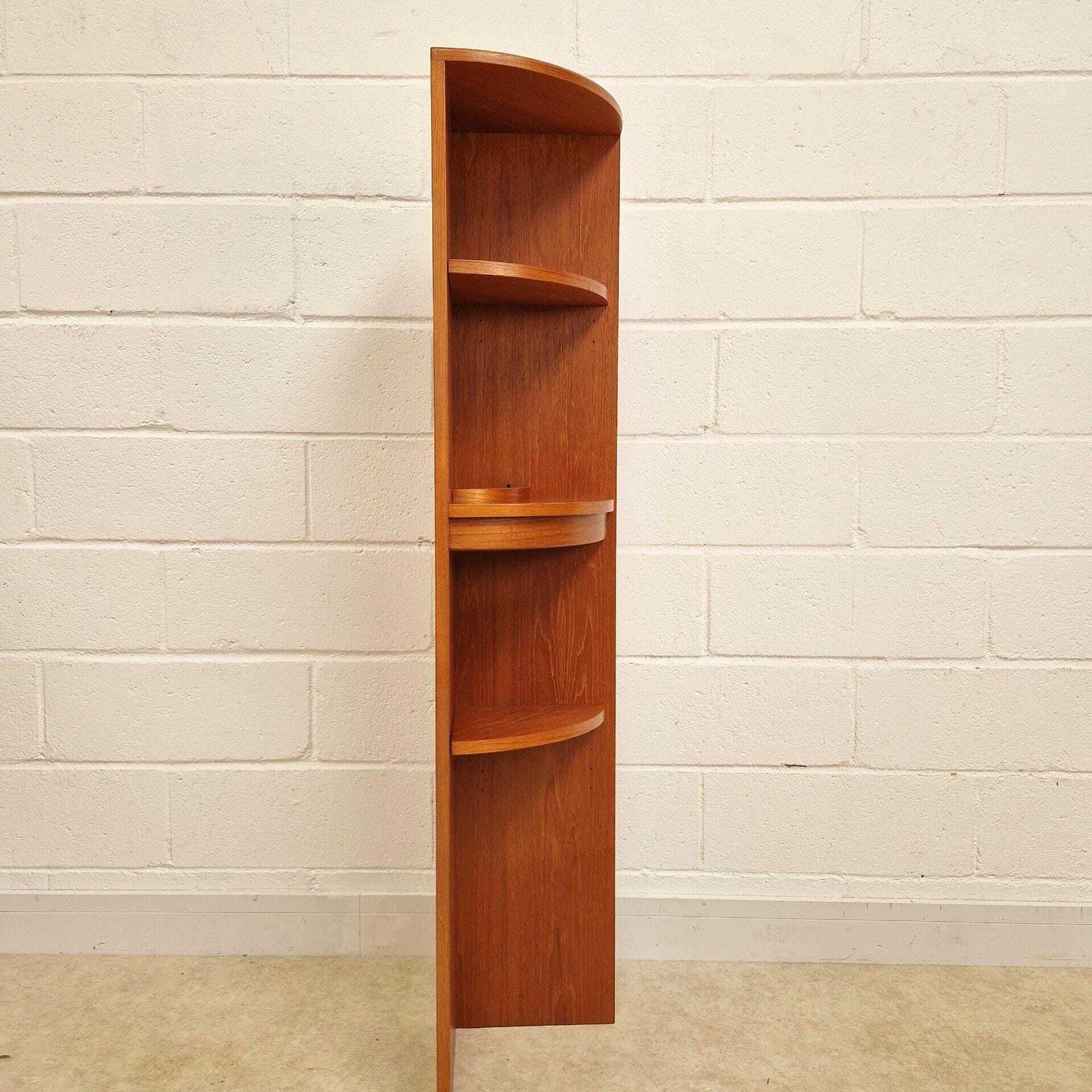 G Plan Fresco Vintage Mid Century Medium Teak Corner Bookshelf Display Pg201b photo for sale