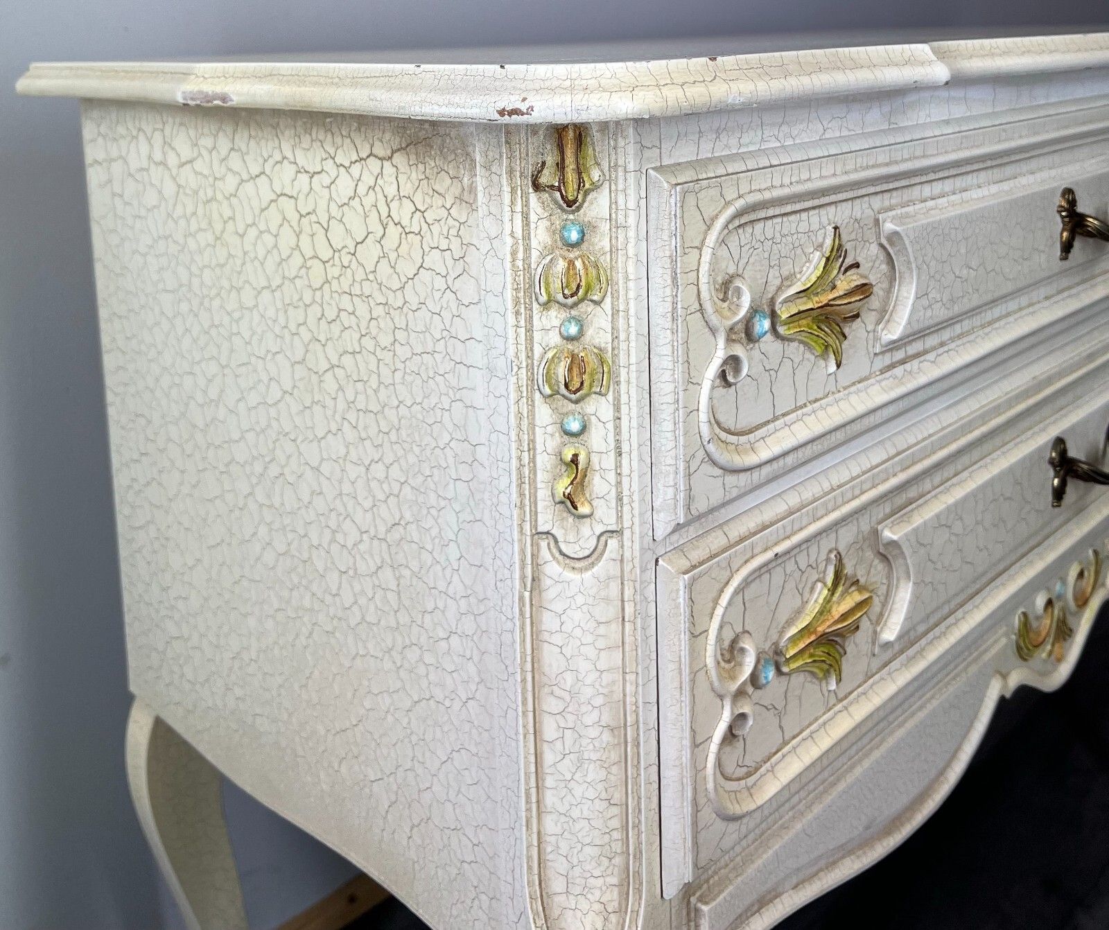 Chest Of Drawers Vintage French Shabby Chic Louis XIV Sideboard Cabinet Lot 3192 photo Furniture