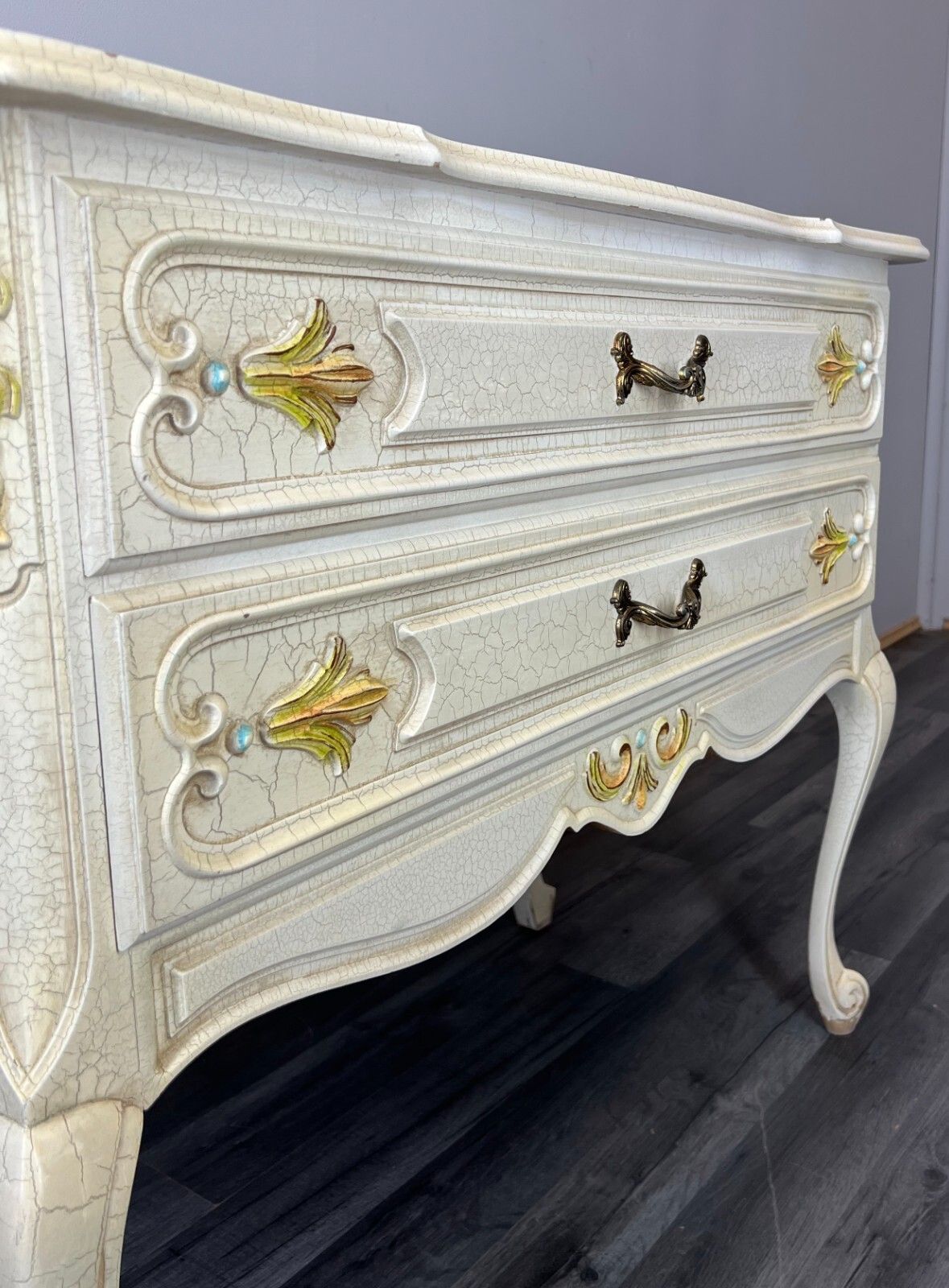 Chest Of Drawers Vintage French Shabby Chic Louis XIV Sideboard Cabinet Lot 3192 photo 299.0