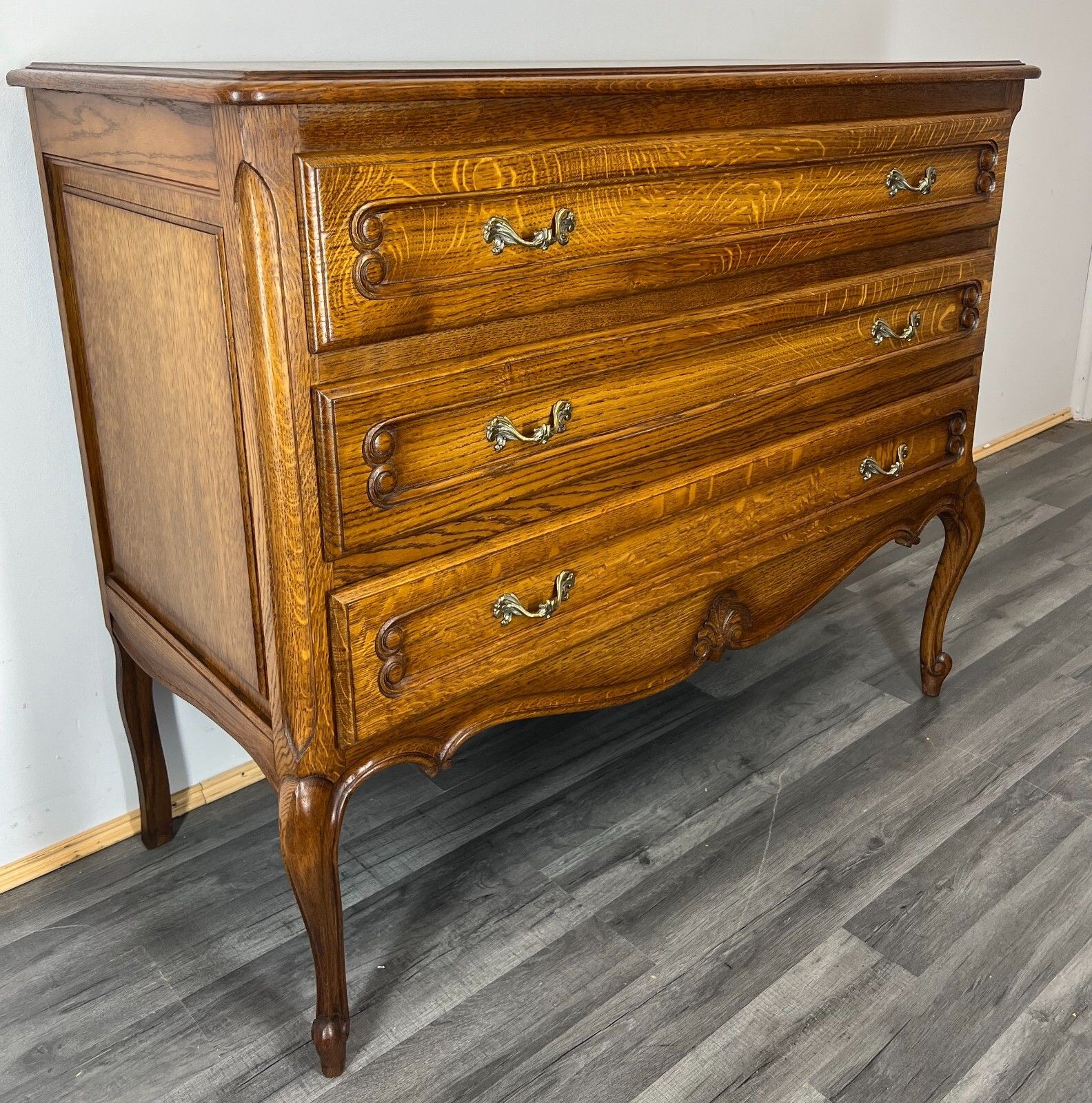 Chest Of Drawers Vintage French Louis XIV Sideboard Carved Cabinet Lot 3193 photo furniture