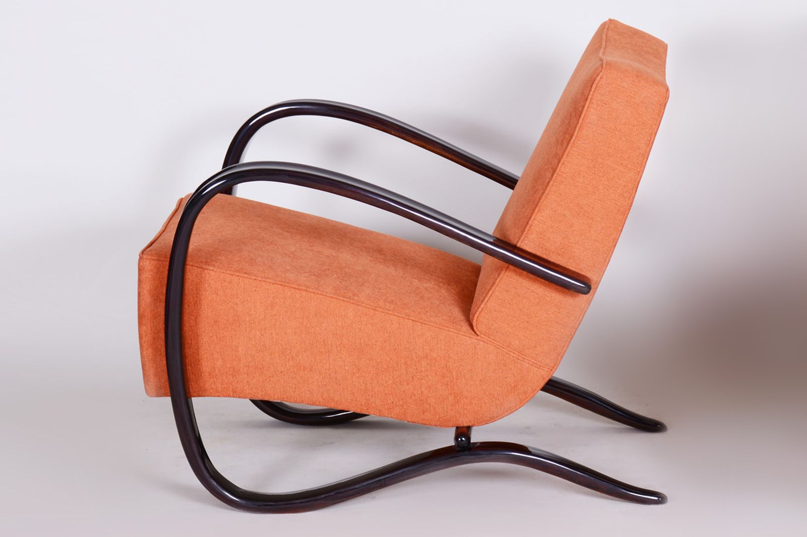Restored Art Deco Armchair, By J. Halabala For Up Zavody, Beech, Czech, 1930s photo furniture