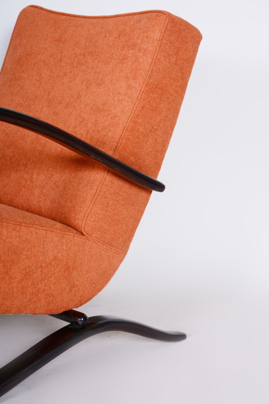 Restored Art Deco Armchair, By J. Halabala For Up Zavody, Beech, Czech, 1930s photo buy