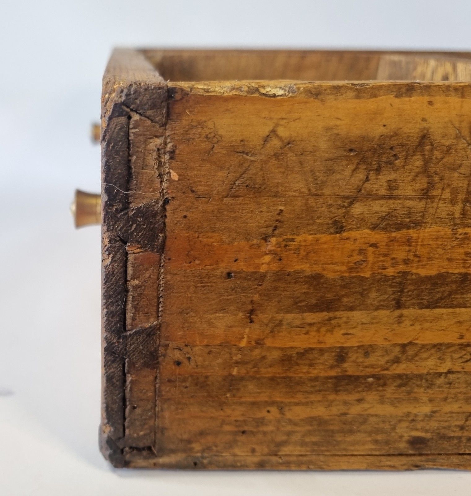 195.0 Vintage 6 Drawer Tool Chest Collectors Cabinet Engineer Watchmaker Scratch Made photo