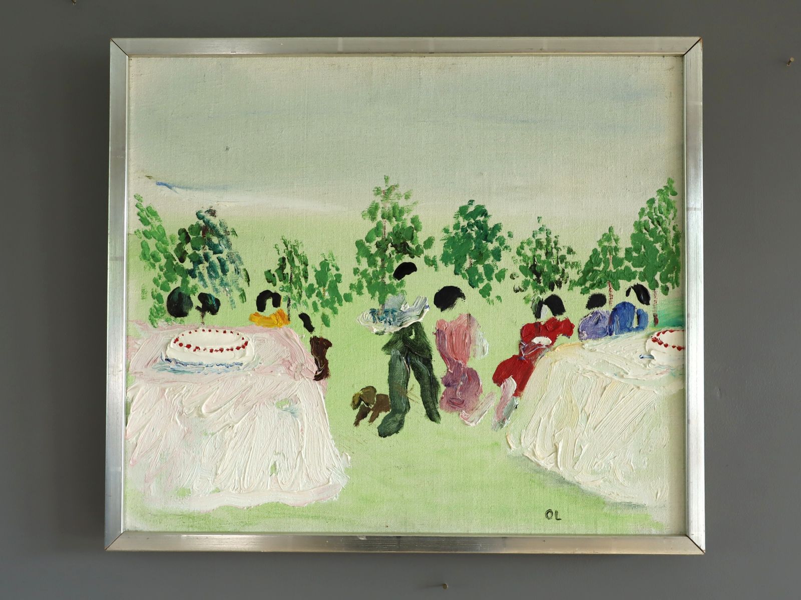 Garden Celebration Oil Painting