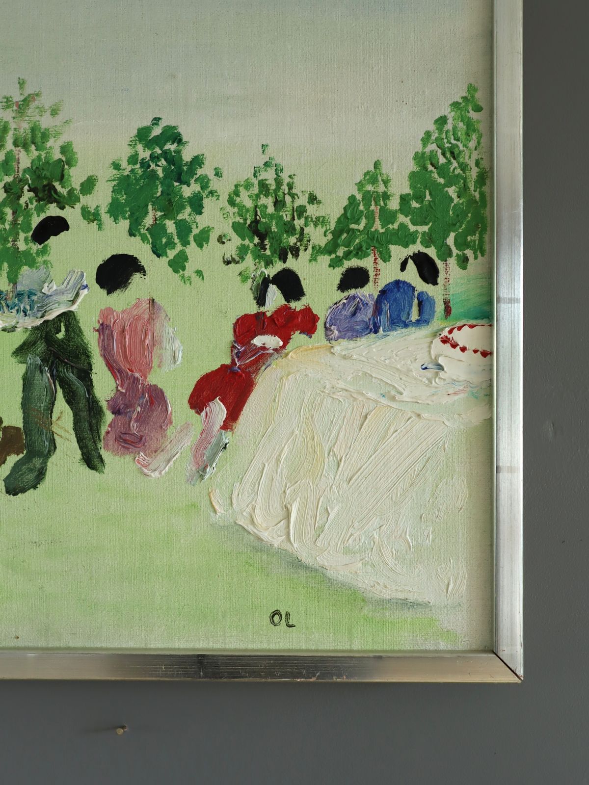 Art Garden Celebration Oil Painting photo
