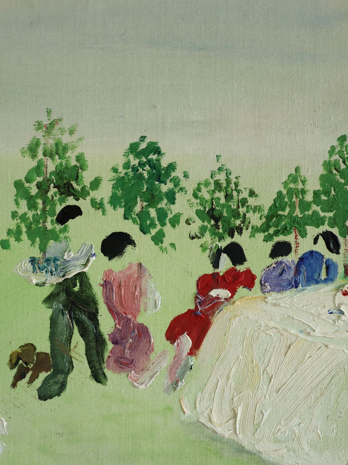 451.0 Garden Celebration Oil Painting photo