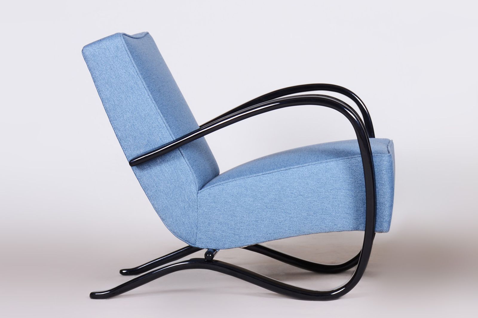 Restored Art Deco Armchair, By J. Halabala For Up Zavody, Beech, Czech, 1930s photo Furniture