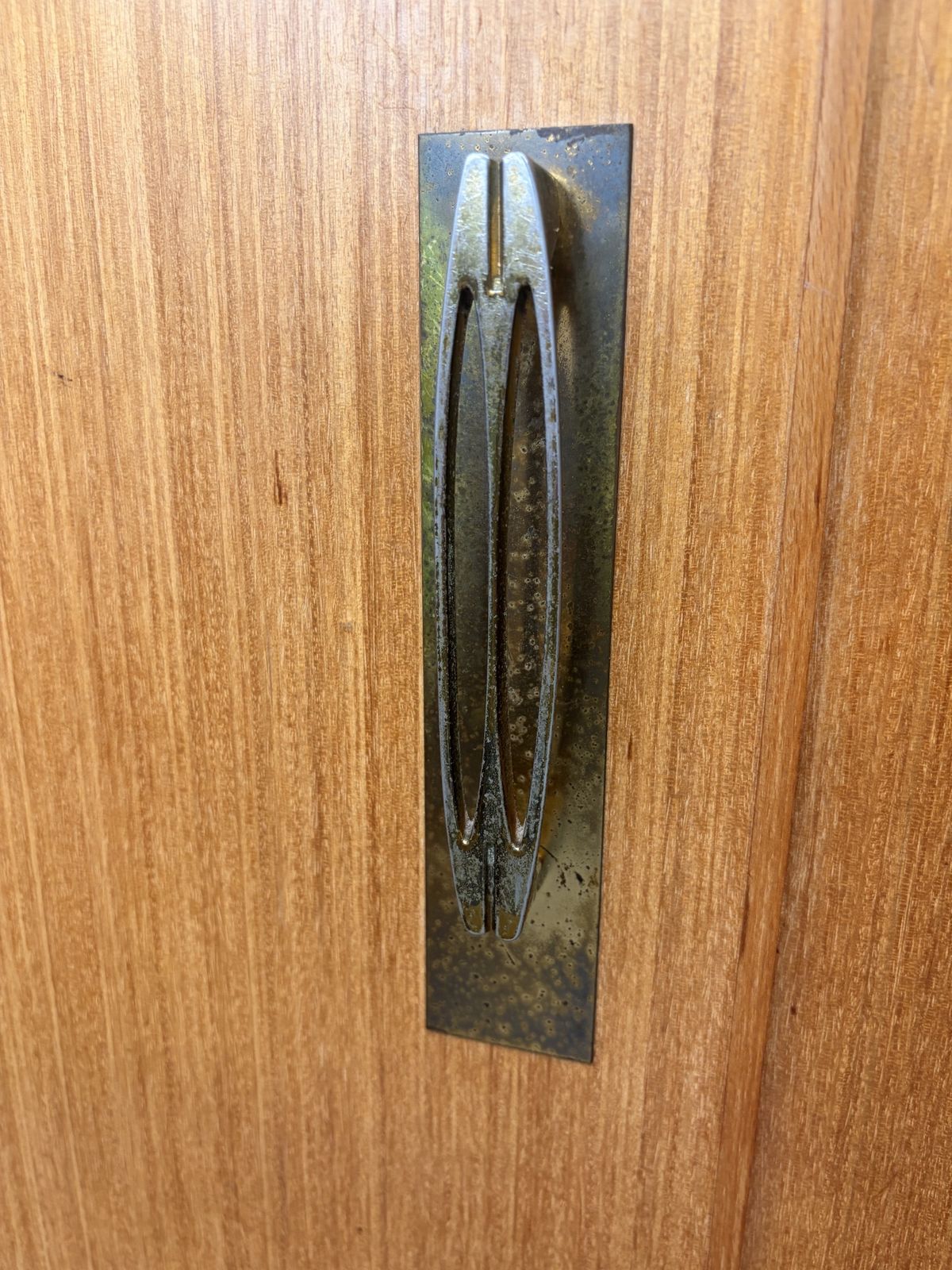 295.0 Mid Century Retro Teak Gentleman’s Wardrobe By Remploy photo