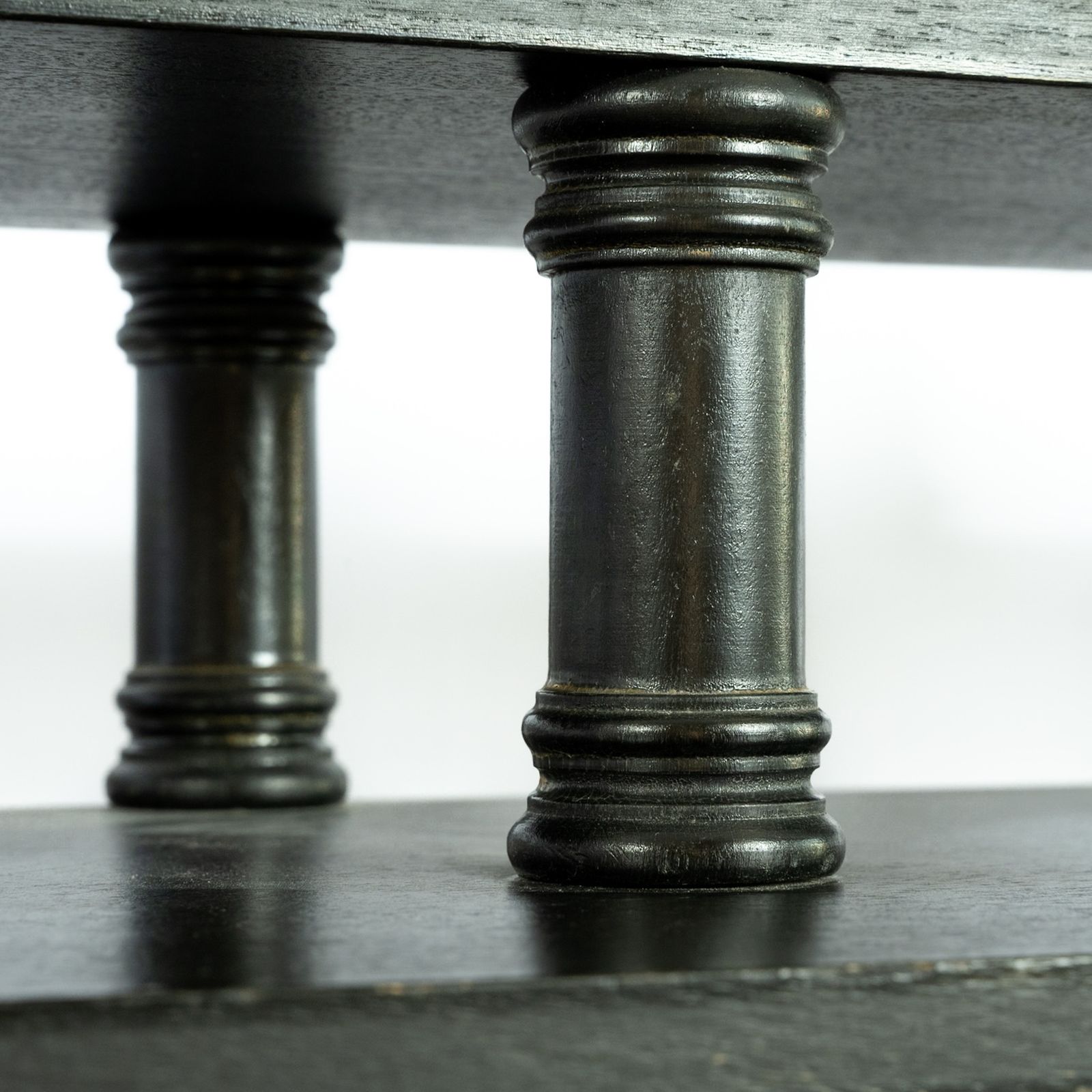 Large Ebonised Etagere, 1970s, Vintage photo for sale
