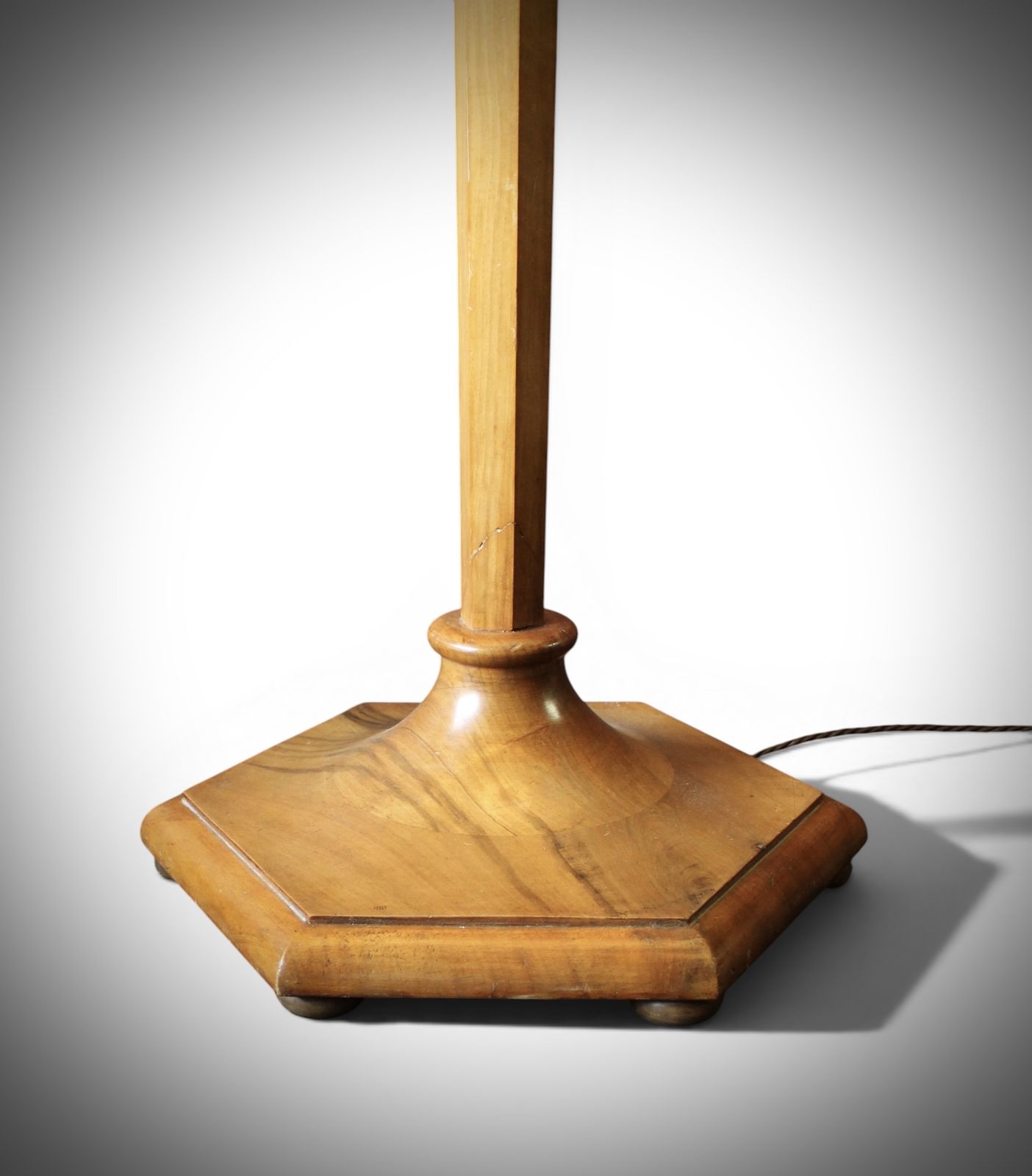 Heals Standard Floor Lamp In Walnut photo furniture