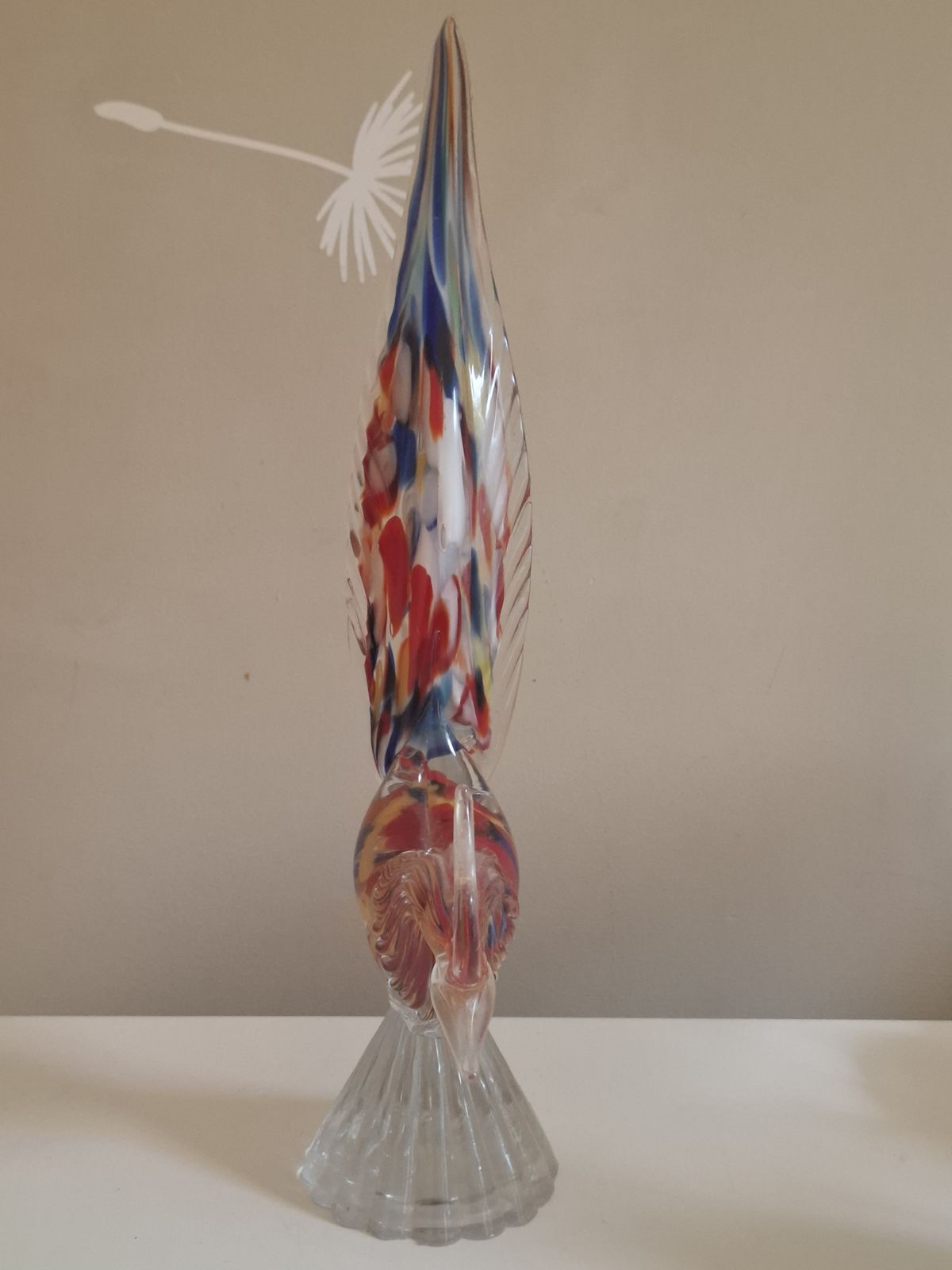 Murano Italy Hand Blown Glass Phaesant Sculpture photo furniture
