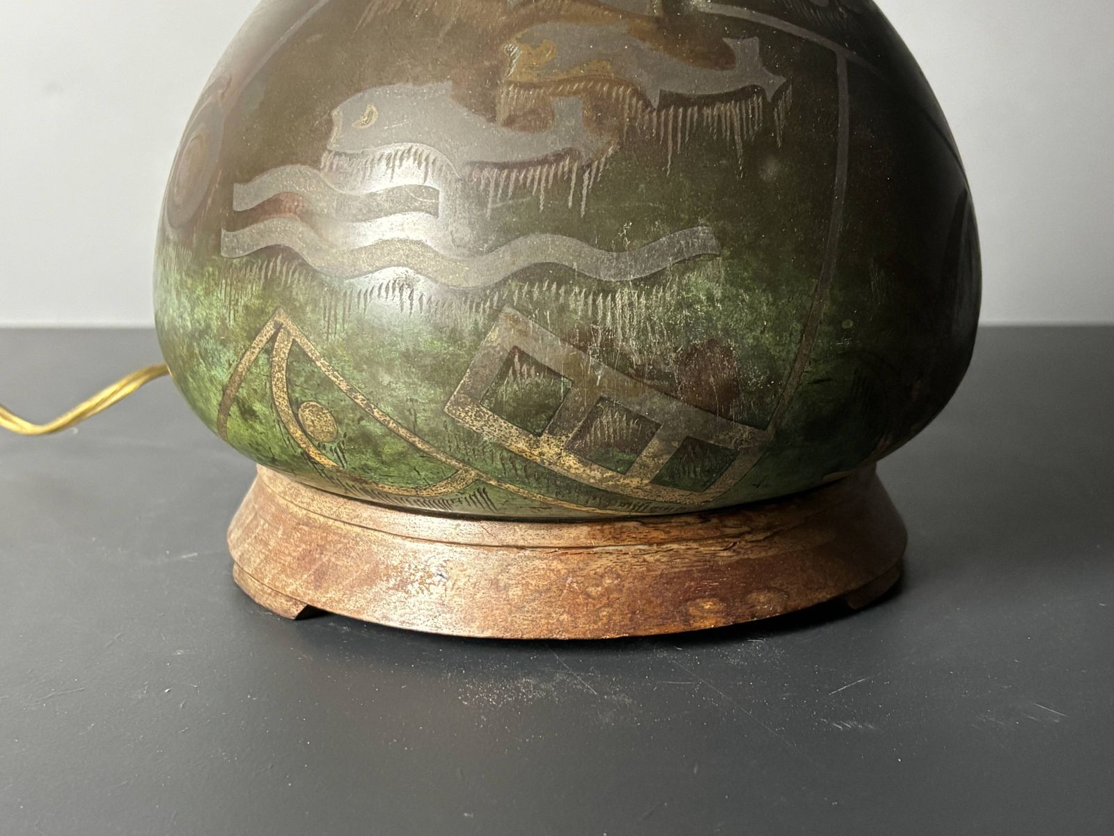 photo furniture Art Deco Table Lamp By Paul Haustein For Wmf Ikora Congo Series 1920s