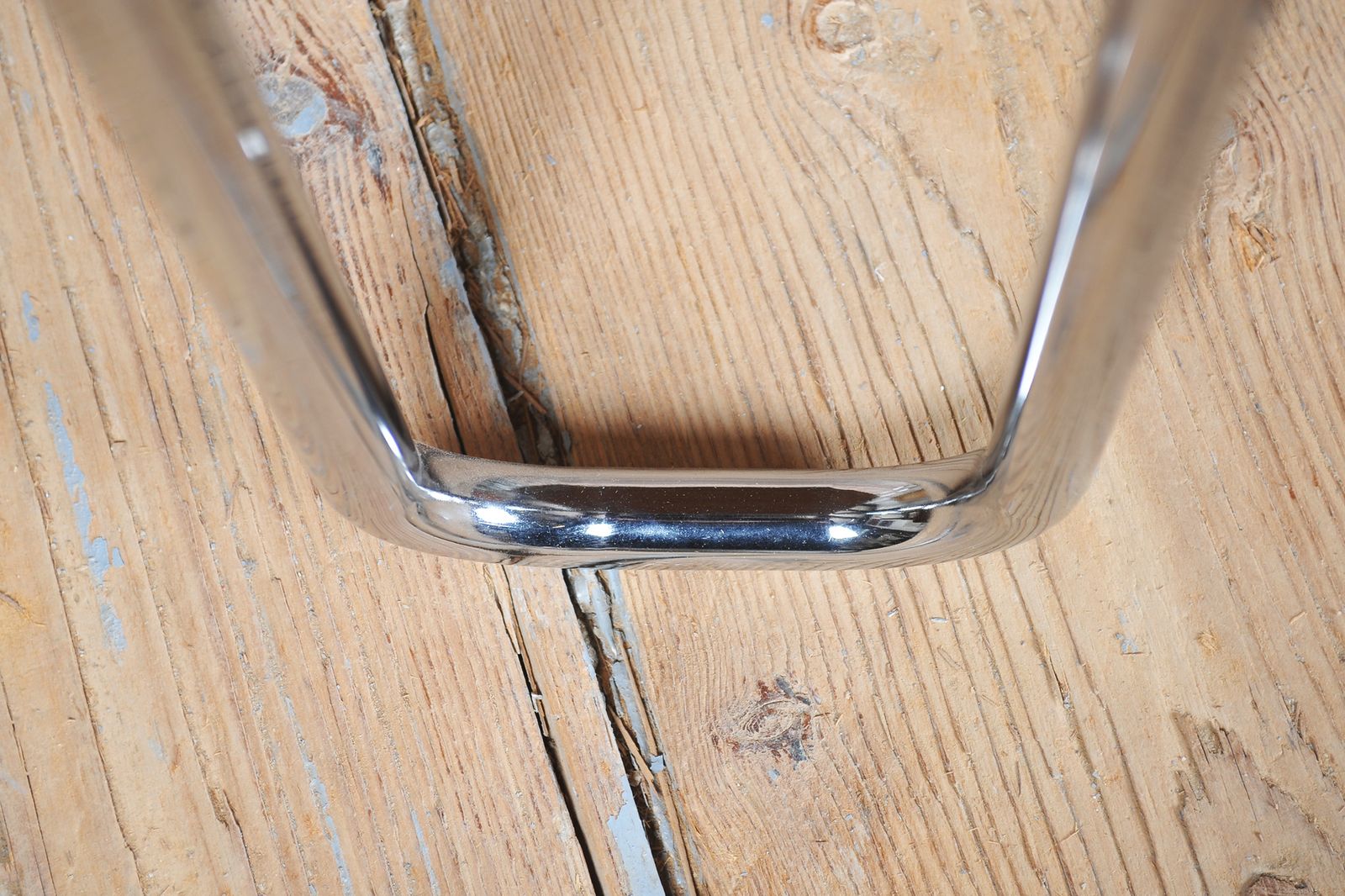 2899.98 Restored Bauhaus Dining Table, By R. Slezák, Chrome, Polished Oak, Czech, 1930s photo