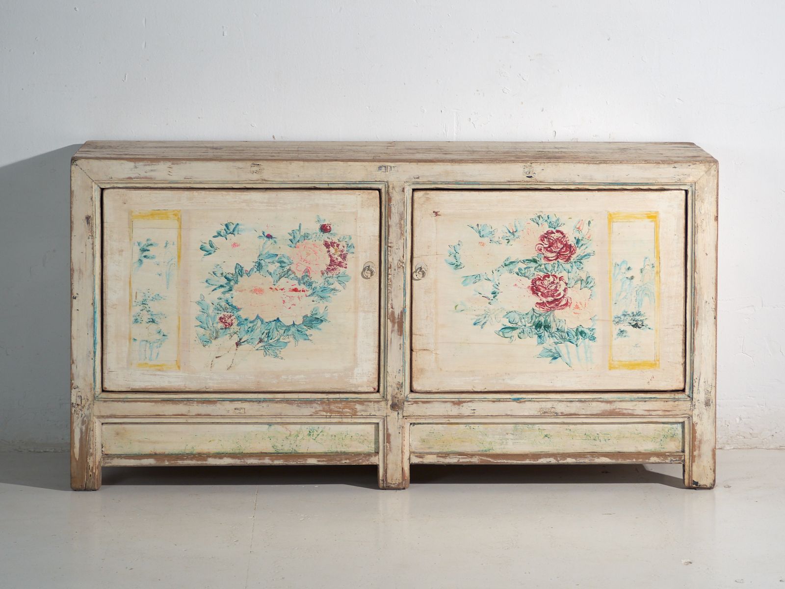 Antique Painted Sideboard In Pine Wood – China, Circa 1930 photo Furniture