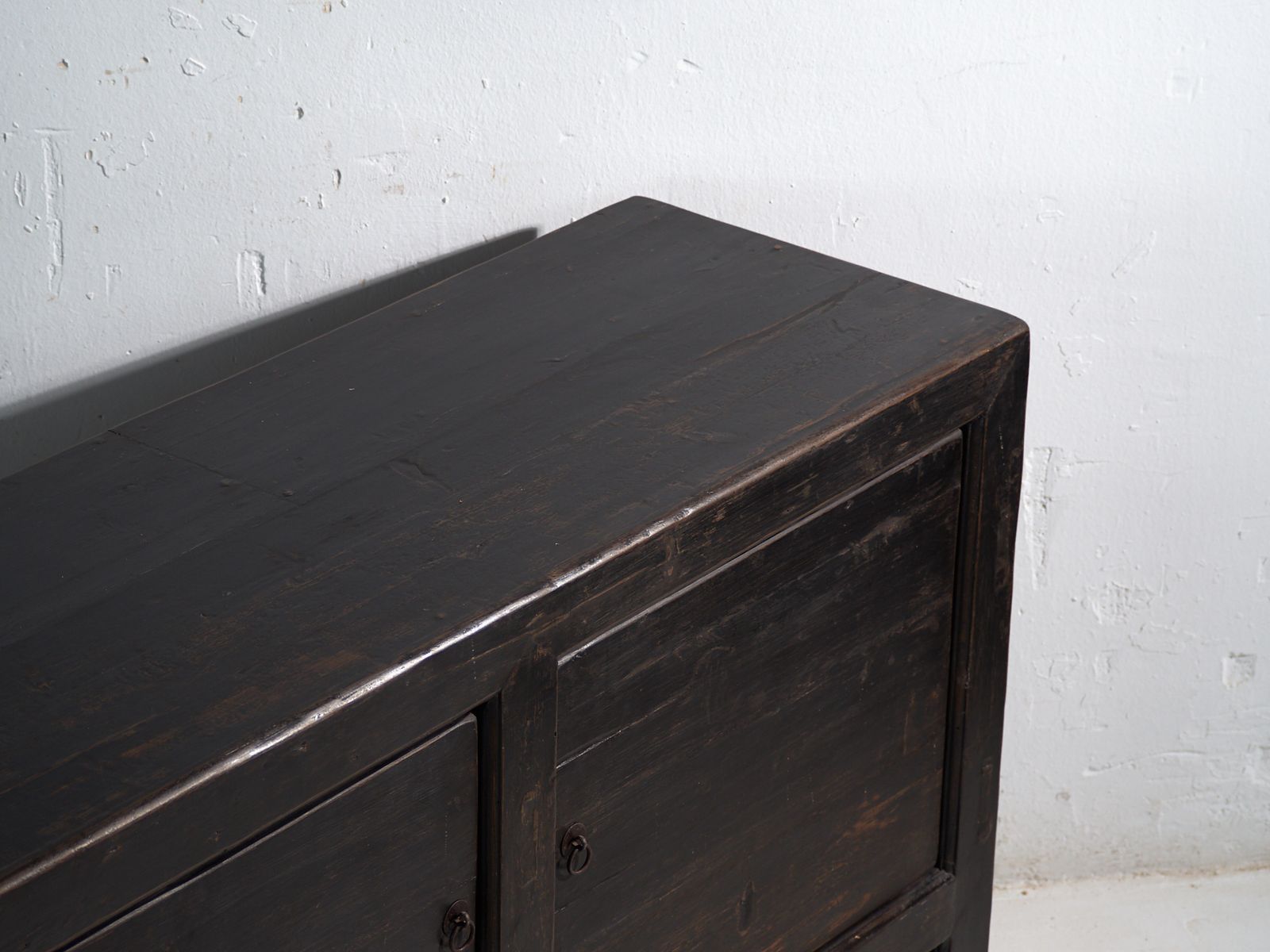 Antique Painted Sideboard In Elm Wood – China, Circa 1930 photo for sale