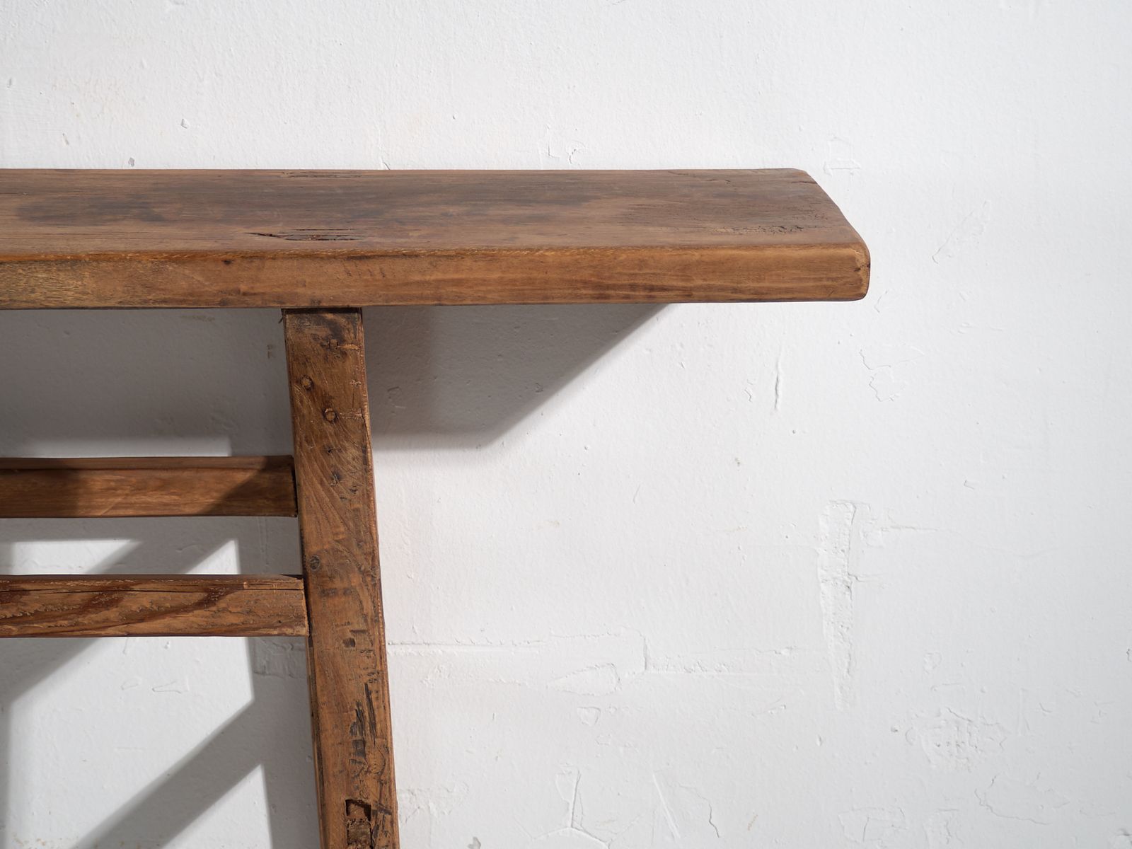 Antique Console Table In Pine Wood – China, Circa 1900 photo vinterior