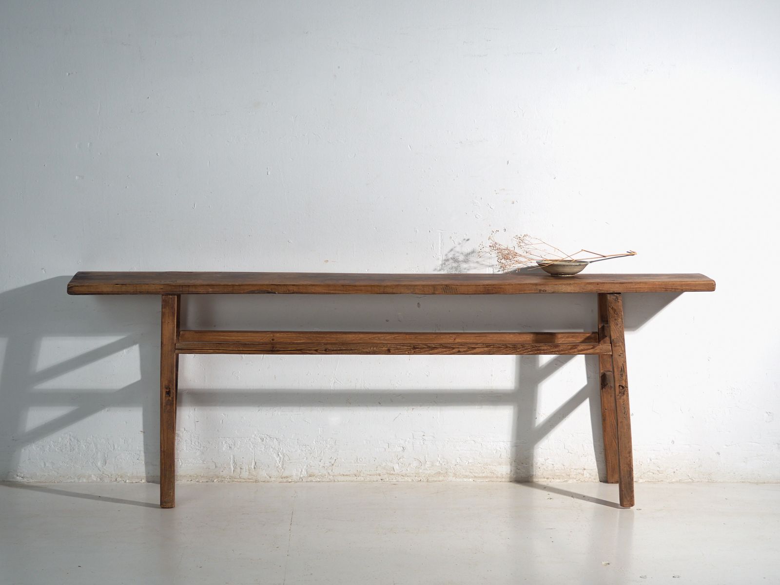 Antique Console Table In Pine Wood – China, Circa 1900 photo vintage