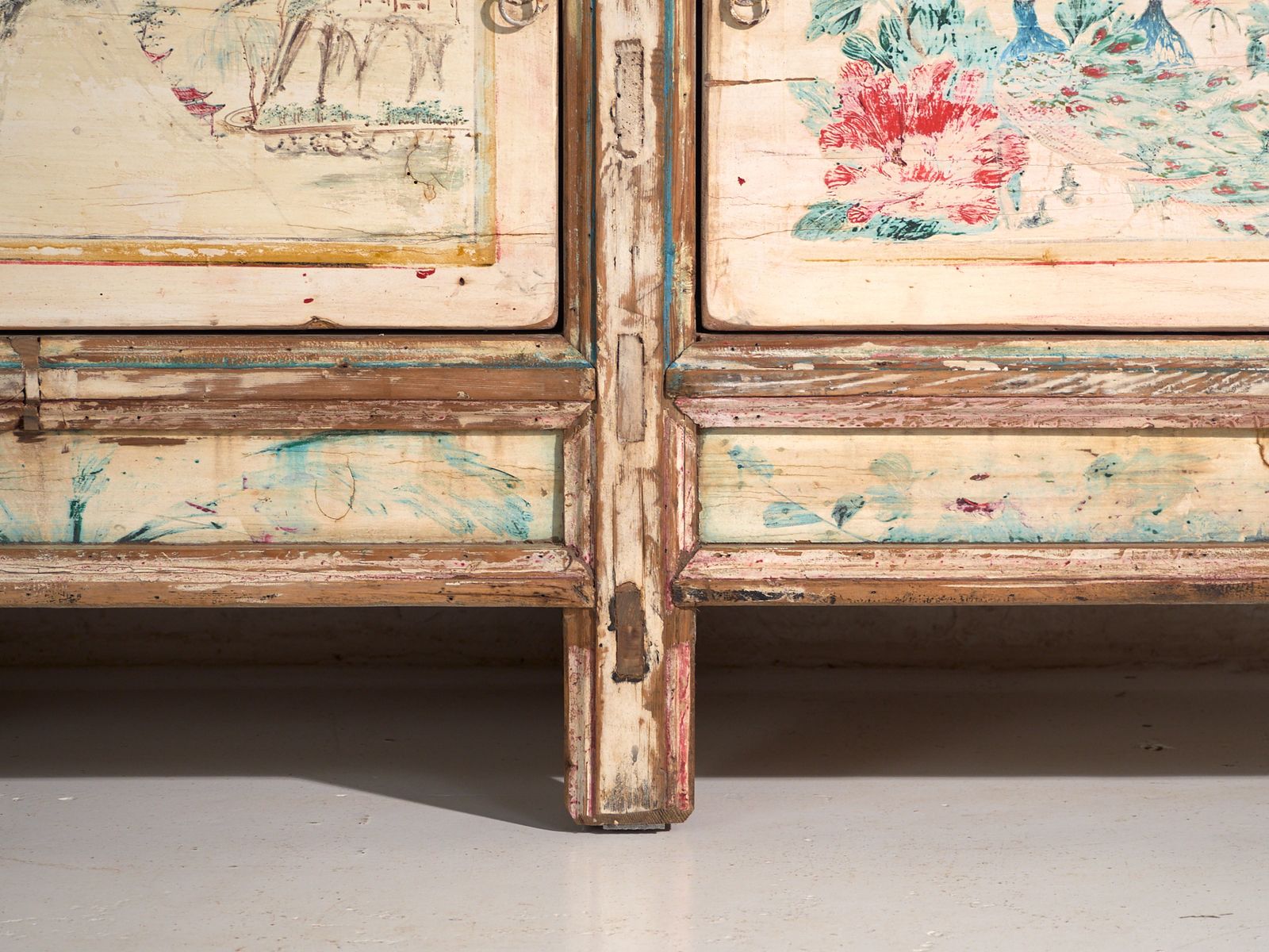 Antique Painted Sideboard In Pine Wood – China, Circa 1930 photo buy