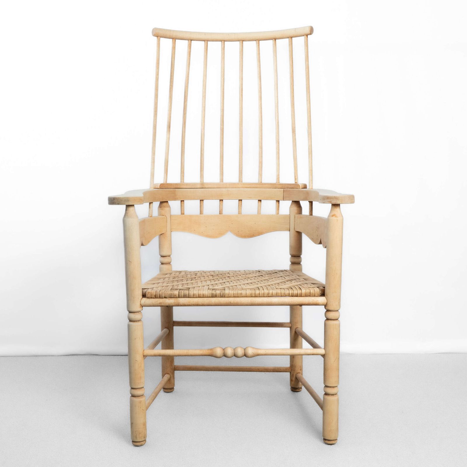 20th Century English Bleached Lobster Pot Chair photo furniture