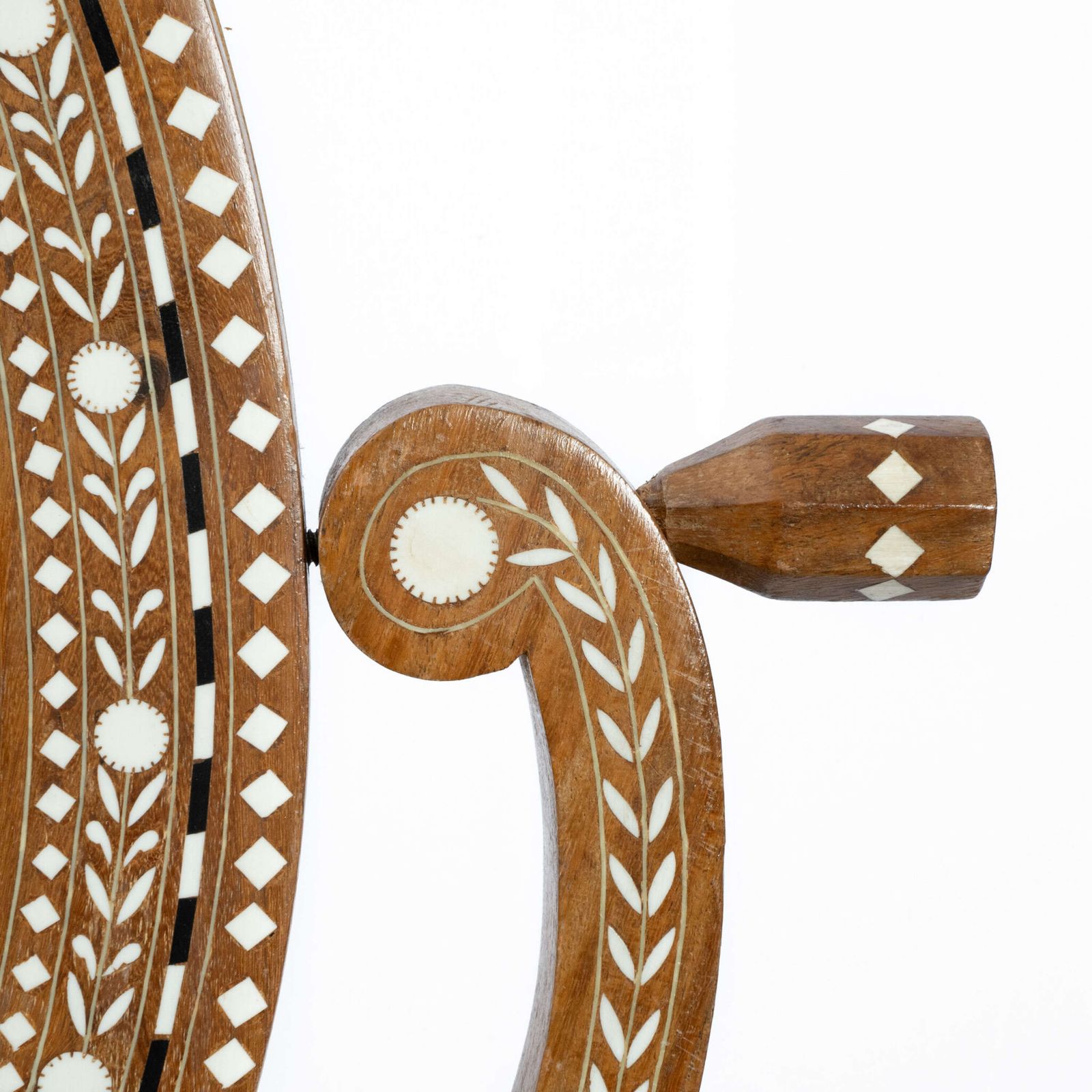 Inlaid Hoshiarpur Vanity Mirror On Stand photo buy