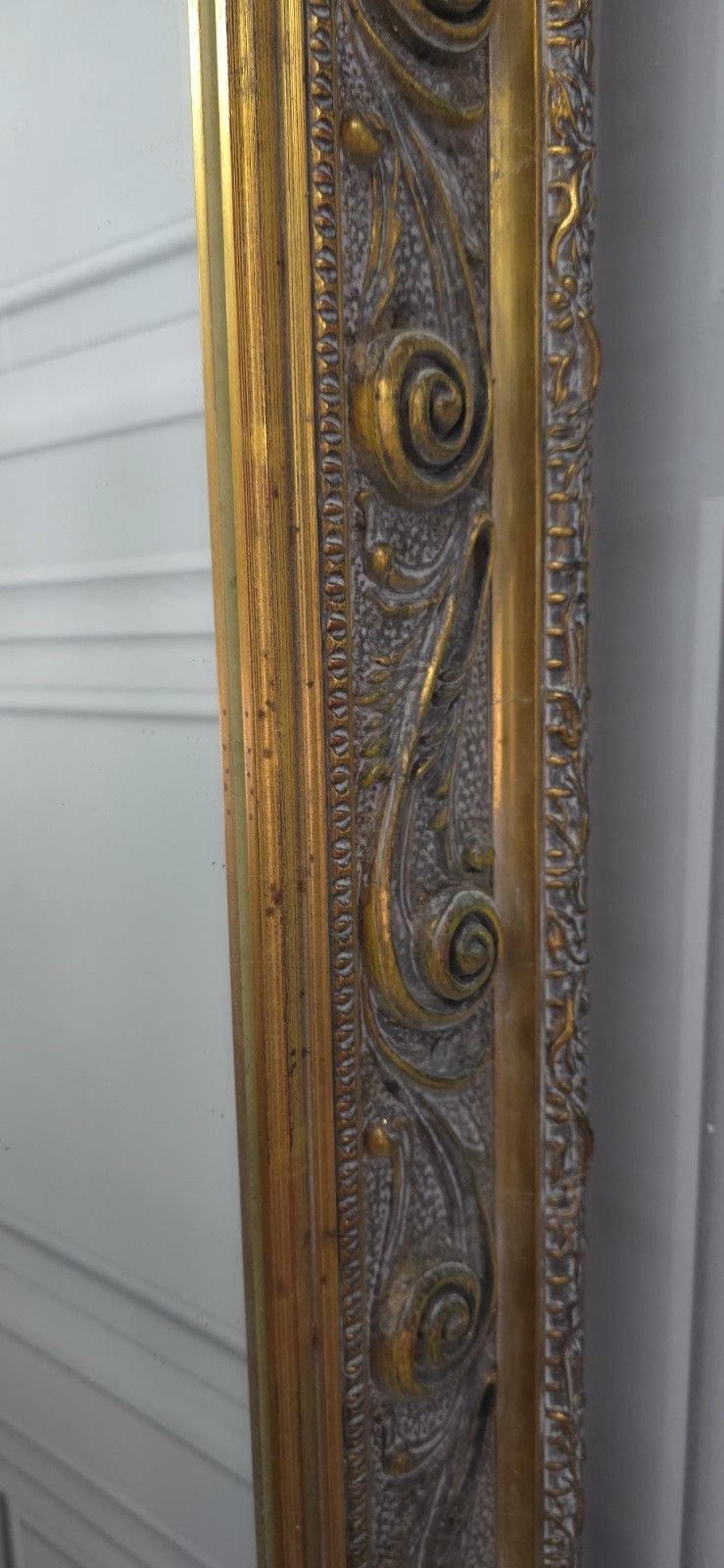 630.0 8ft Tall Large Mirror Ornate Gilt Frame Full Length Wall Glass Antique Style photo