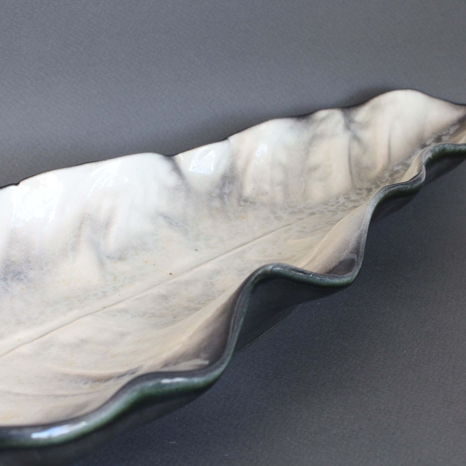 Decorative French Ceramic Tray By Pol Chambost (Circa 1950s)   Large photo 1800.0