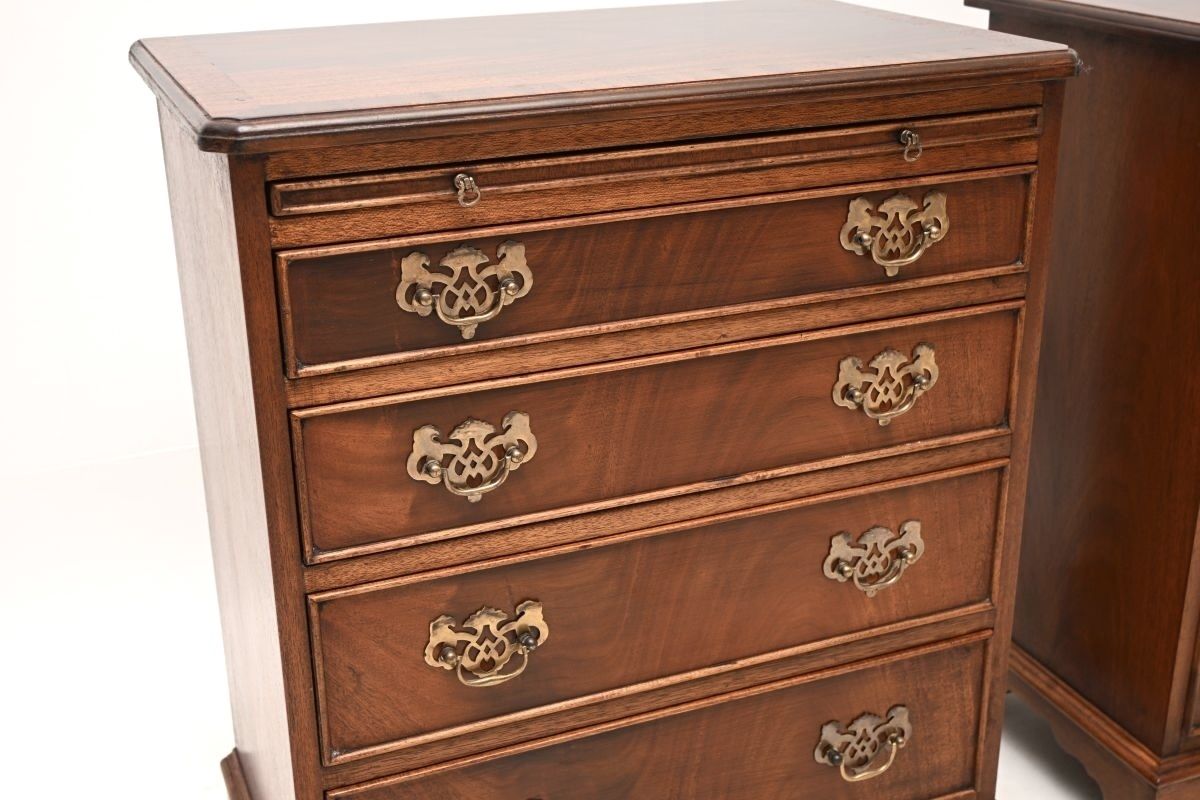 Pair Of Antique Mahogany Chests Of Drawers photo for sale